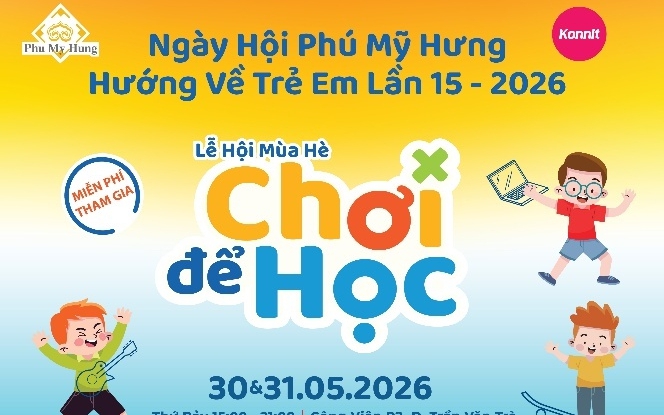 Lễ hội mùa hè tại Phú Mỹ Hưng: Hành trình khám phá, trải nghiệm bổ ích