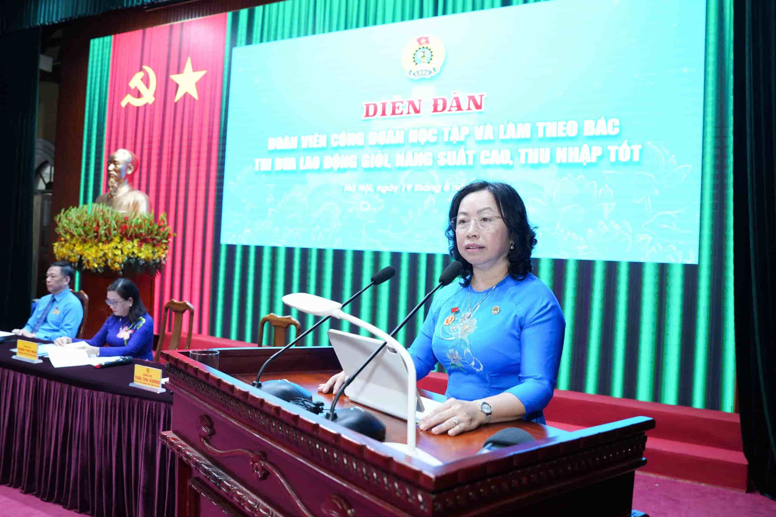 Hướng mọi hoạt động về cơ sở, lấy đoàn viên, người lao động làm trung tâm - Ảnh 2.