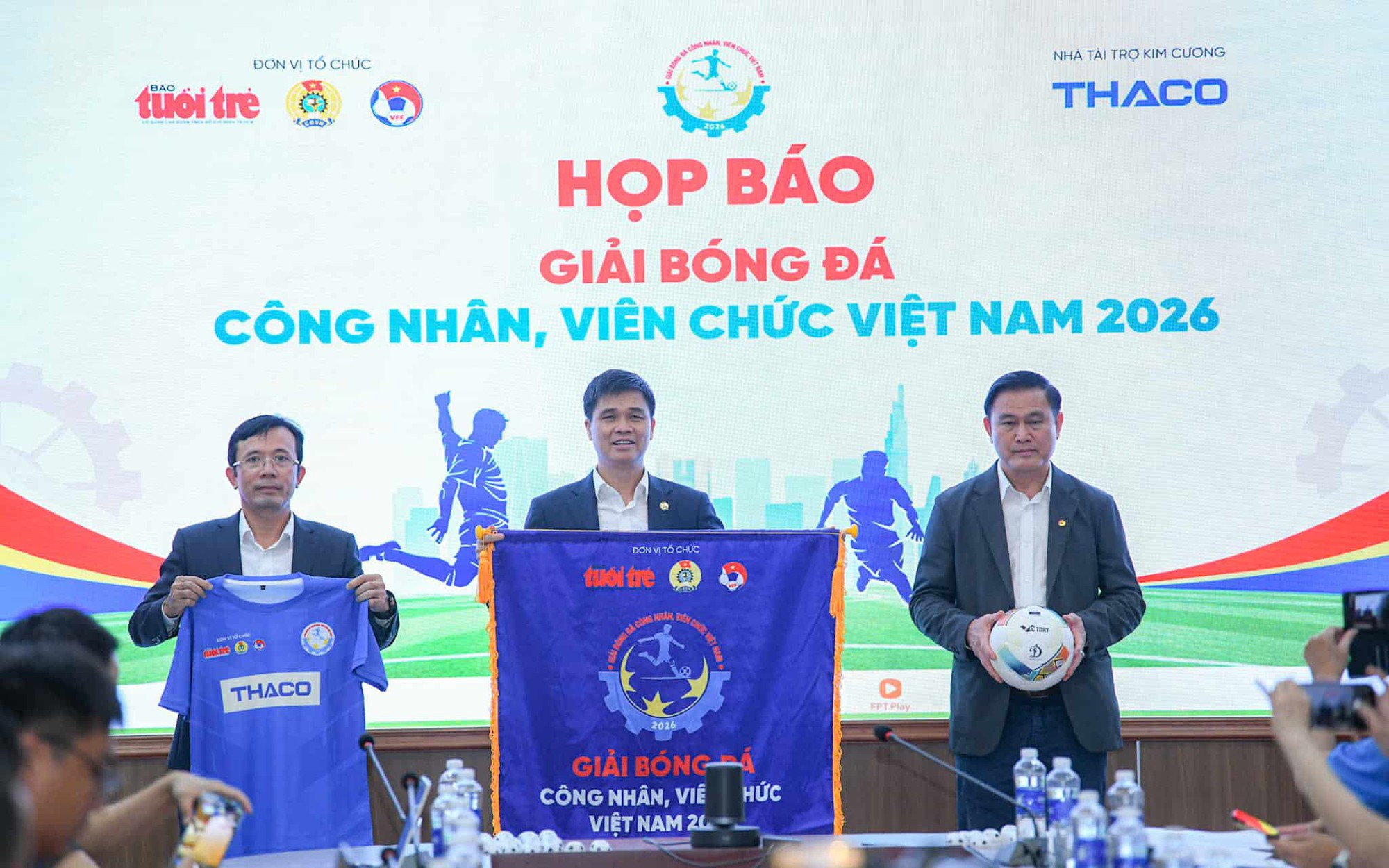 48 đội bóng tham dự Giải Bóng đá công nhân, viên chức Việt Nam 2026
