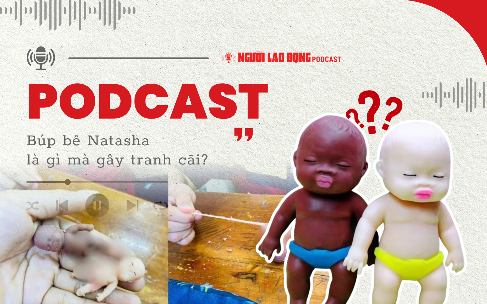 “Xả stress” bằng cách ném, đập đầu búp bê Natasha hình dáng giống em bé
