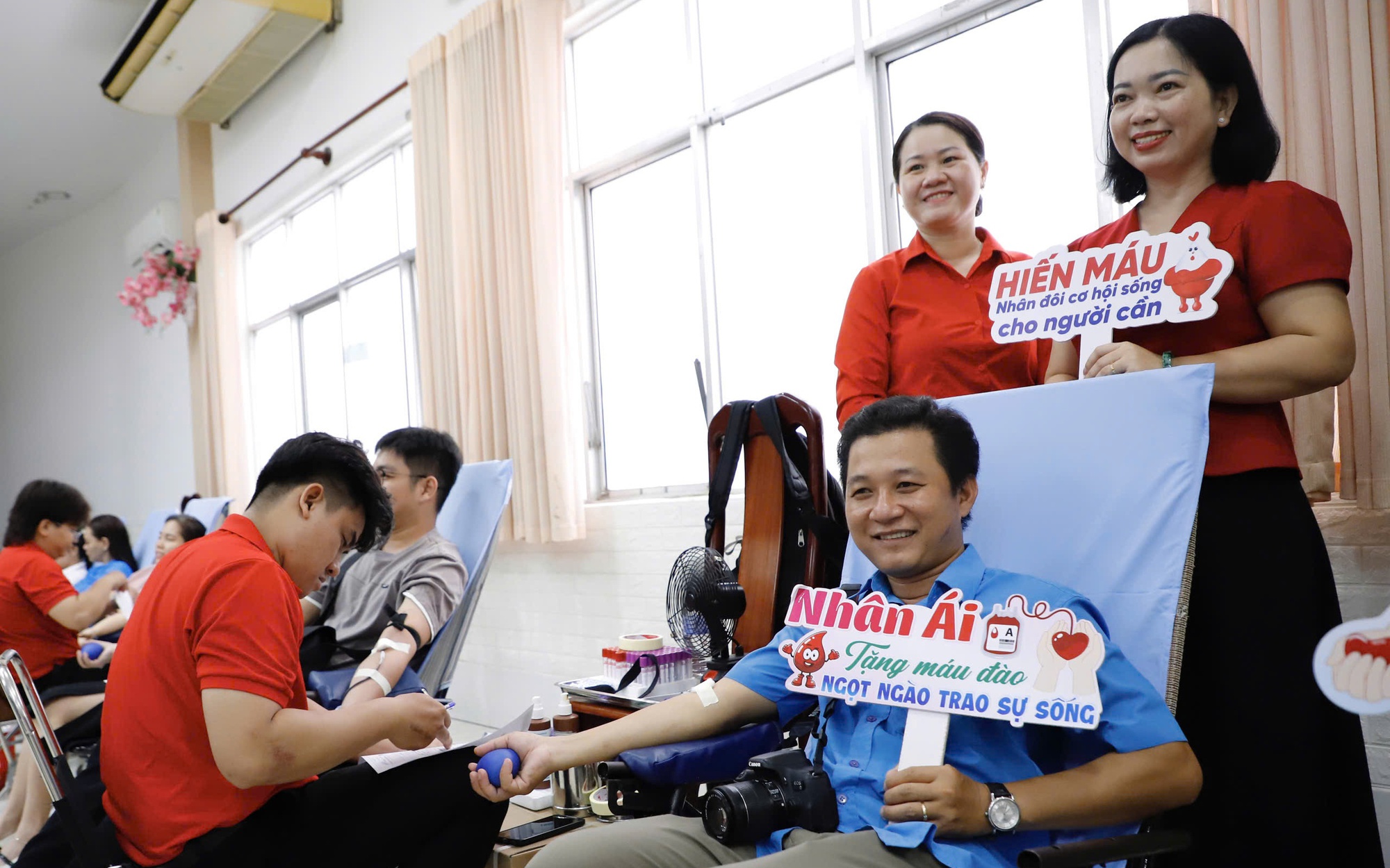 500 đoàn viên - lao động tham gia hiến máu tình nguyện ở Cần Thơ