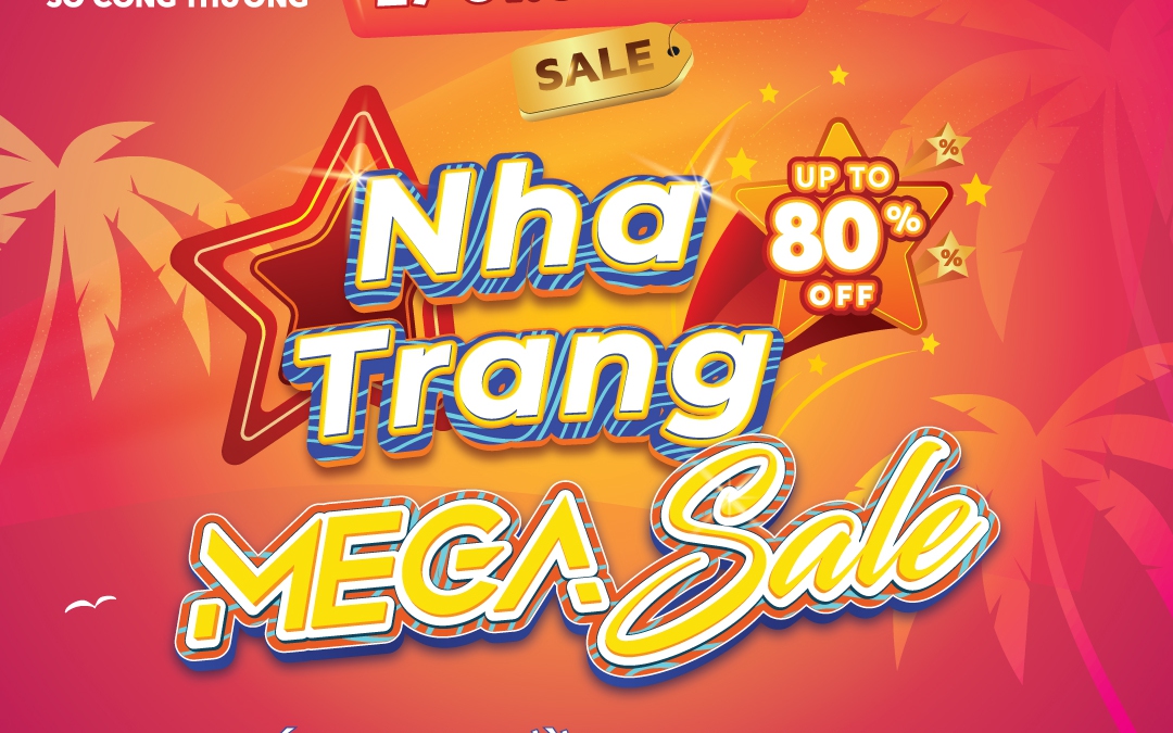 Ngày hội khuyến mại hàng hiệu tại "Nha Trang Mega Sale 2026"