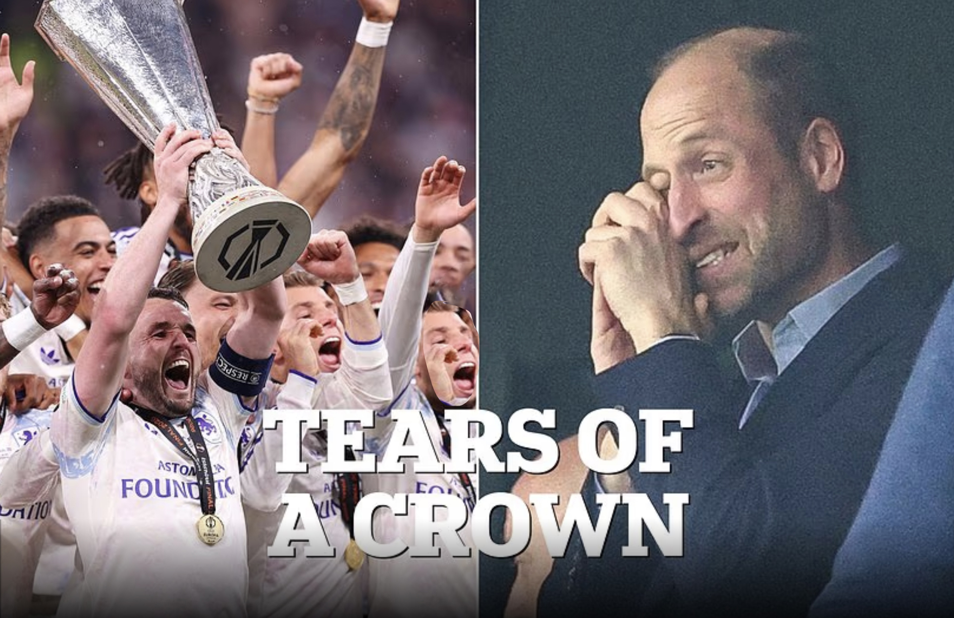 L&yacute; do khiến Th&aacute;i tử nước Anh bật kh&oacute;c sau trận chung kết Europa League - Ảnh 1.