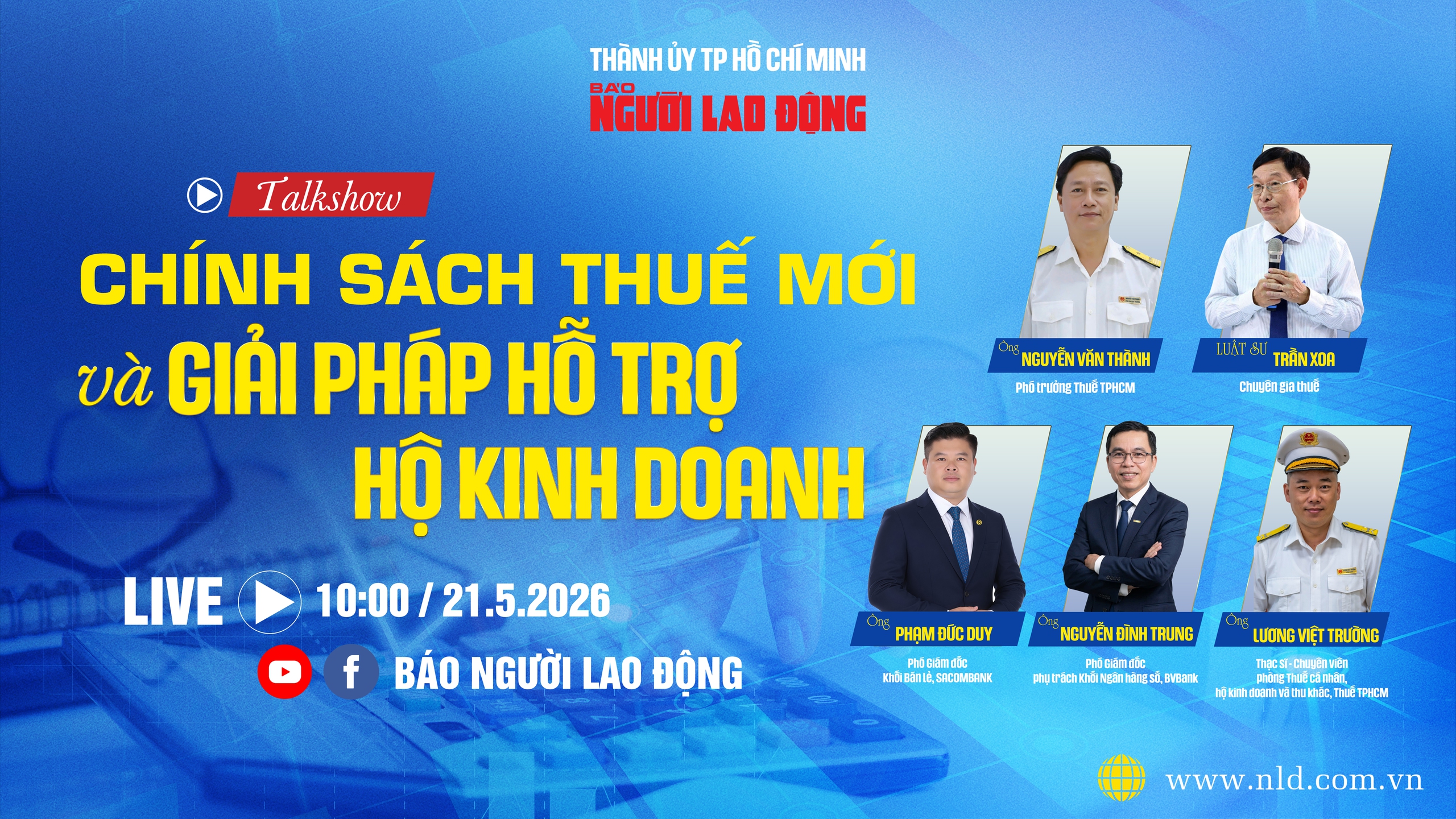 Talkshow "Ch&iacute;nh s&aacute;ch thuế mới v&agrave; giải ph&aacute;p hỗ trợ hộ kinh doanh" - Ảnh 1.