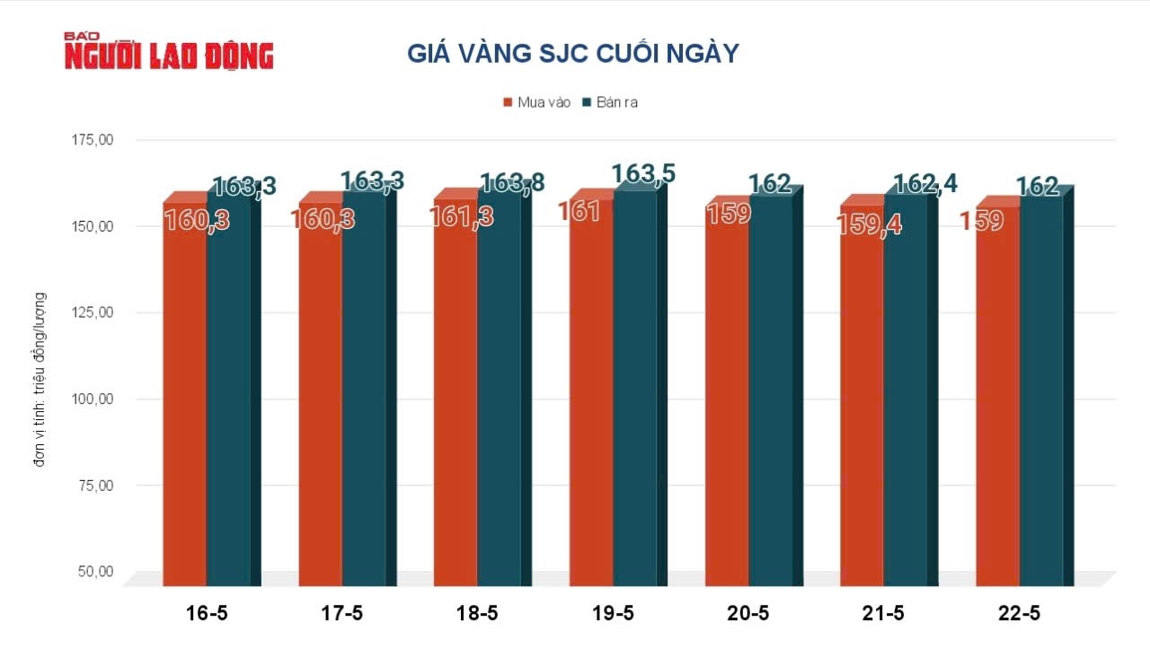 Gi&aacute; v&agrave;ng h&ocirc;m nay 23-5: Bất ngờ đảo chiều giảm mạ - Ảnh 2.
