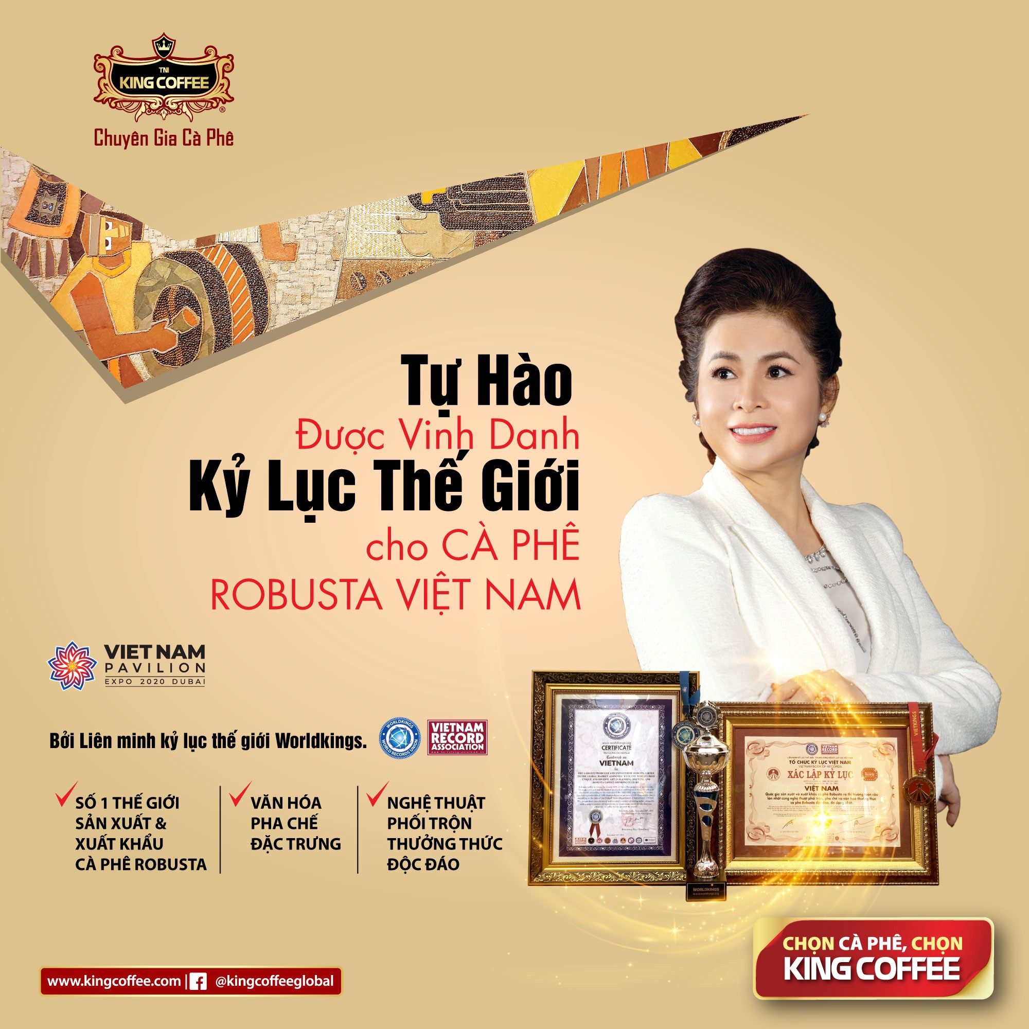 King Coffee: Chiến lược đột ph&aacute; n&acirc;ng tầm c&agrave; ph&ecirc; Việt tr&ecirc;n bản đồ to&agrave;n cầu - Ảnh 1.