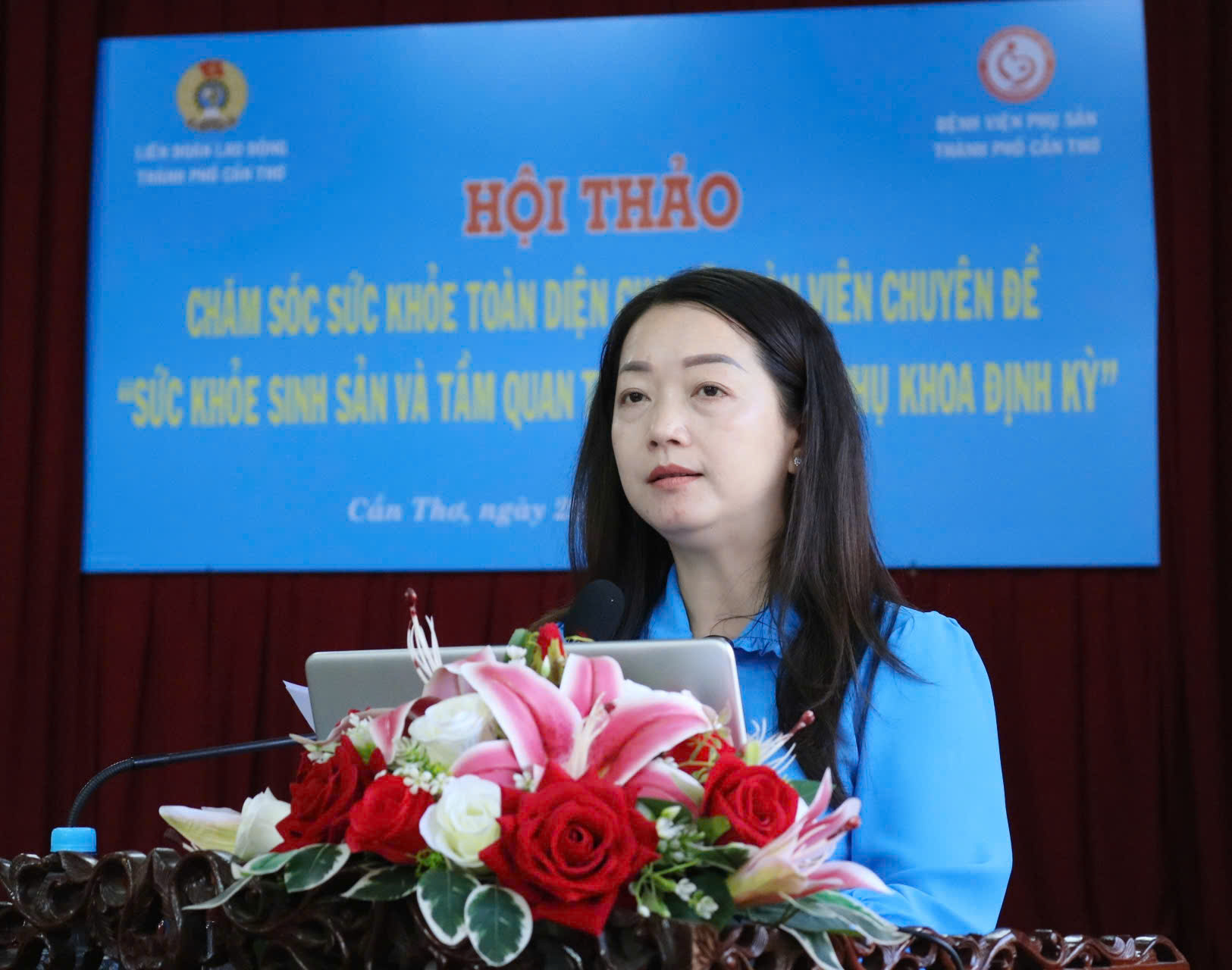 Cần Thơ: Tổ chức hội thảo giúp nữ đoàn viên thay đổi cách nhìn về chăm sóc sức khỏe - Ảnh 1.