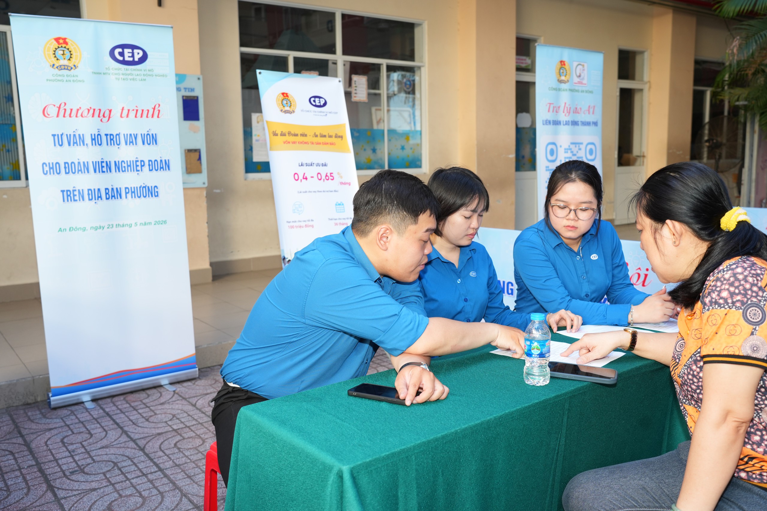 C&ocirc;ng đo&agrave;n phường An Đ&ocirc;ng tổ chức chuỗi hoạt động hưởng ứng Th&aacute;ng C&ocirc;ng nh&acirc;n - Ảnh 8.