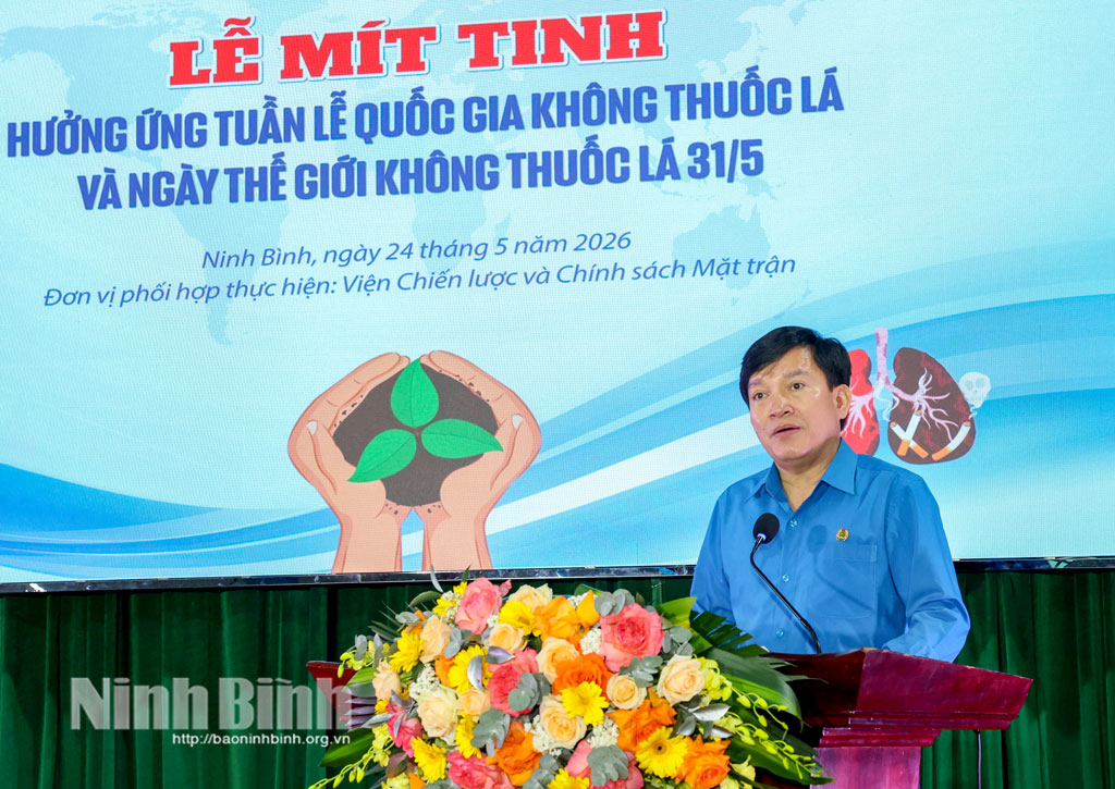 Tiếp tục đẩy mạnh tuy&ecirc;n truyền về t&aacute;c hại của thuốc l&aacute; v&agrave; c&aacute;c sản phẩm nicotine thế hệ mới - Ảnh 2.