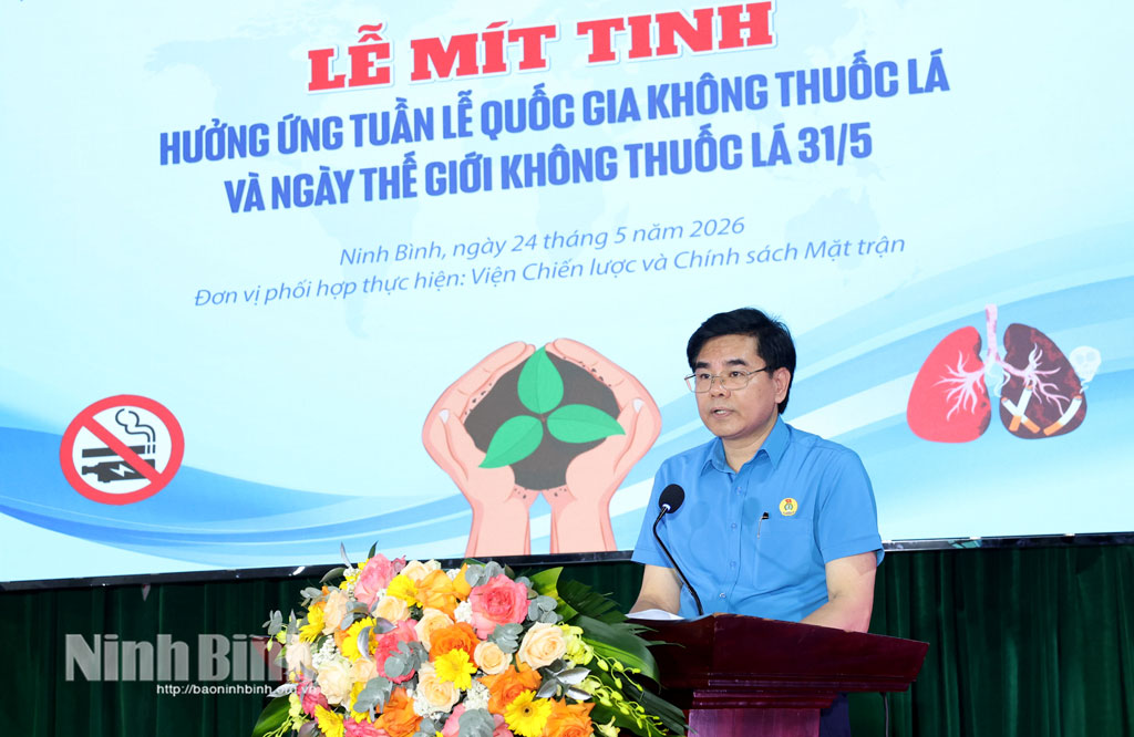 Tiếp tục đẩy mạnh tuy&ecirc;n truyền về t&aacute;c hại của thuốc l&aacute; v&agrave; c&aacute;c sản phẩm nicotine thế hệ mới - Ảnh 7.