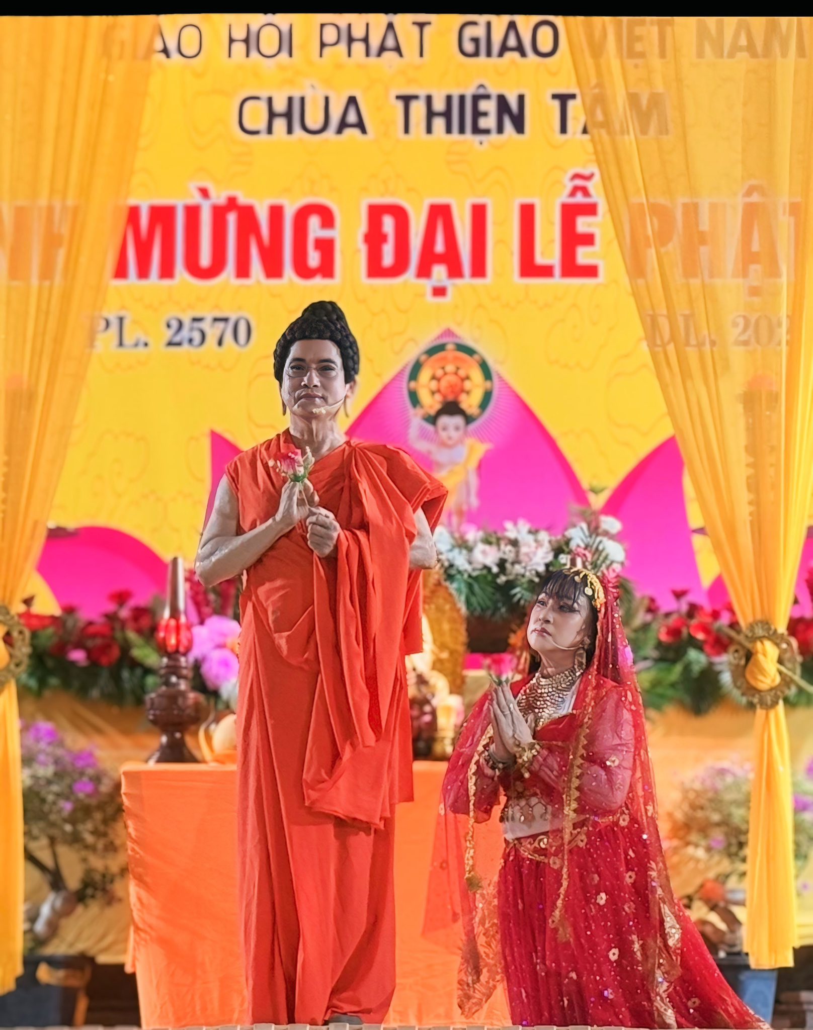 Nghệ sĩ B&iacute;ch Thủy với 4 suất diễn văn nghệ m&ugrave;a Phật đản - Ảnh 1.
