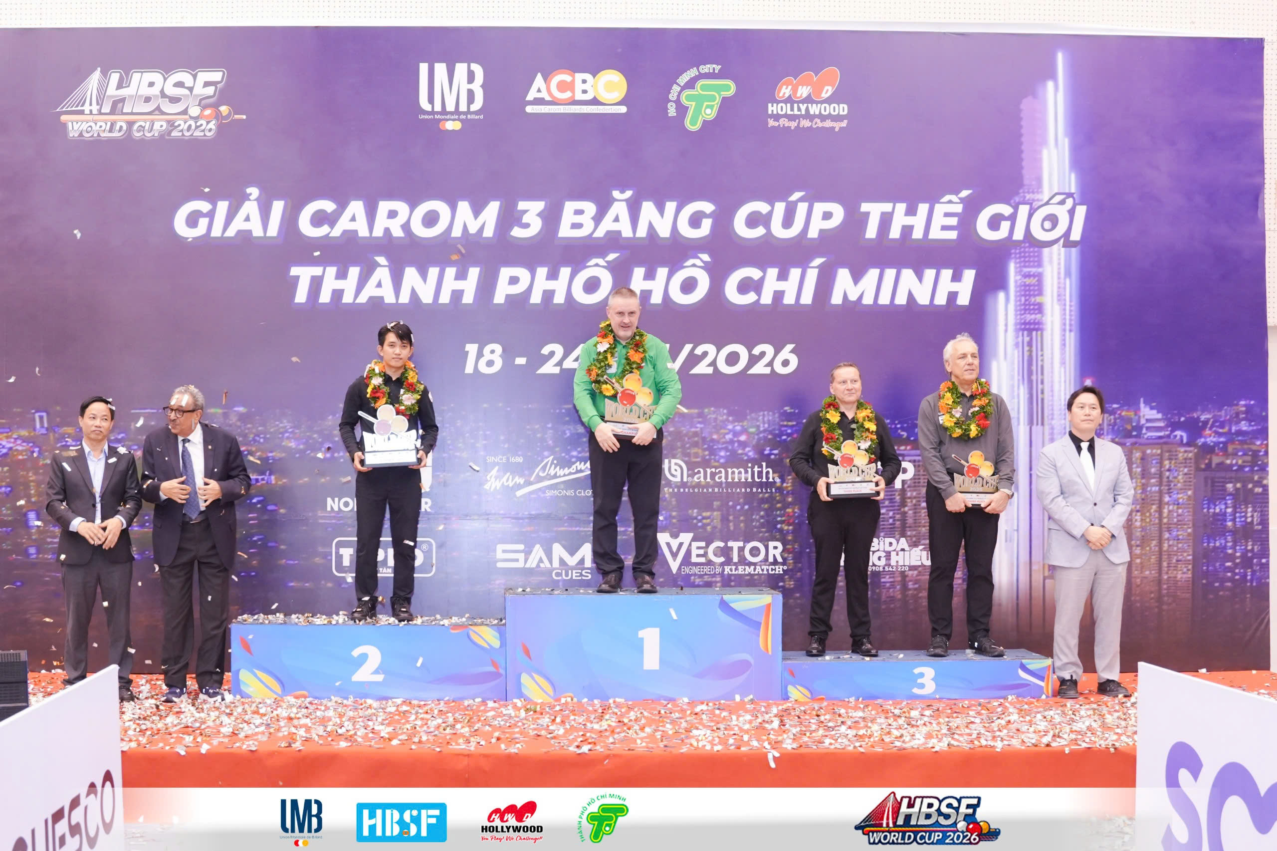 Chi&ecirc;m Hồng Th&aacute;i về nh&igrave; World Cup billiards ba băng TPHCM - Ảnh 6.