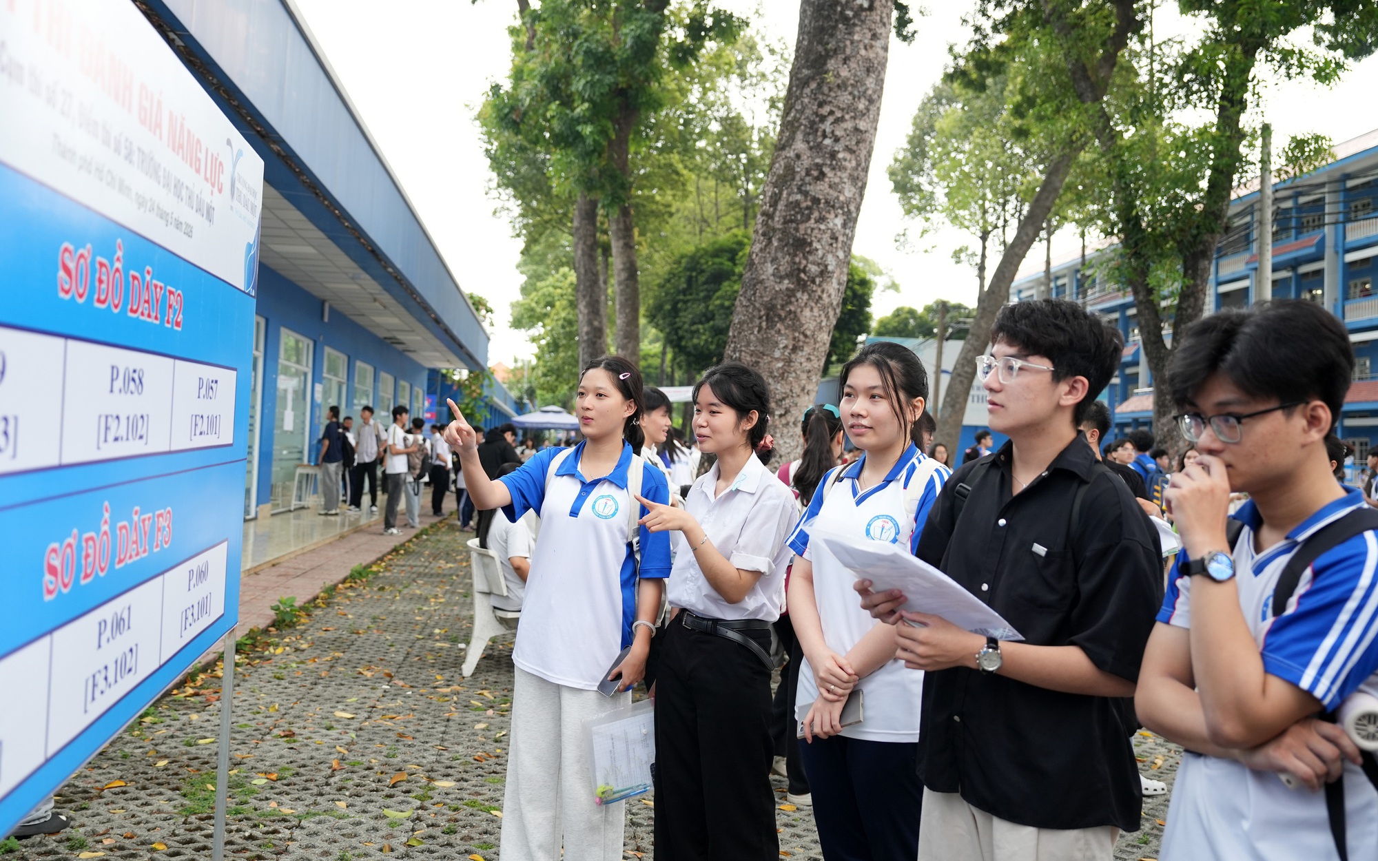 Hơn 4.600 thí sinh dự thi đánh giá năng lực tại Trường ĐH Thủ Dầu Một