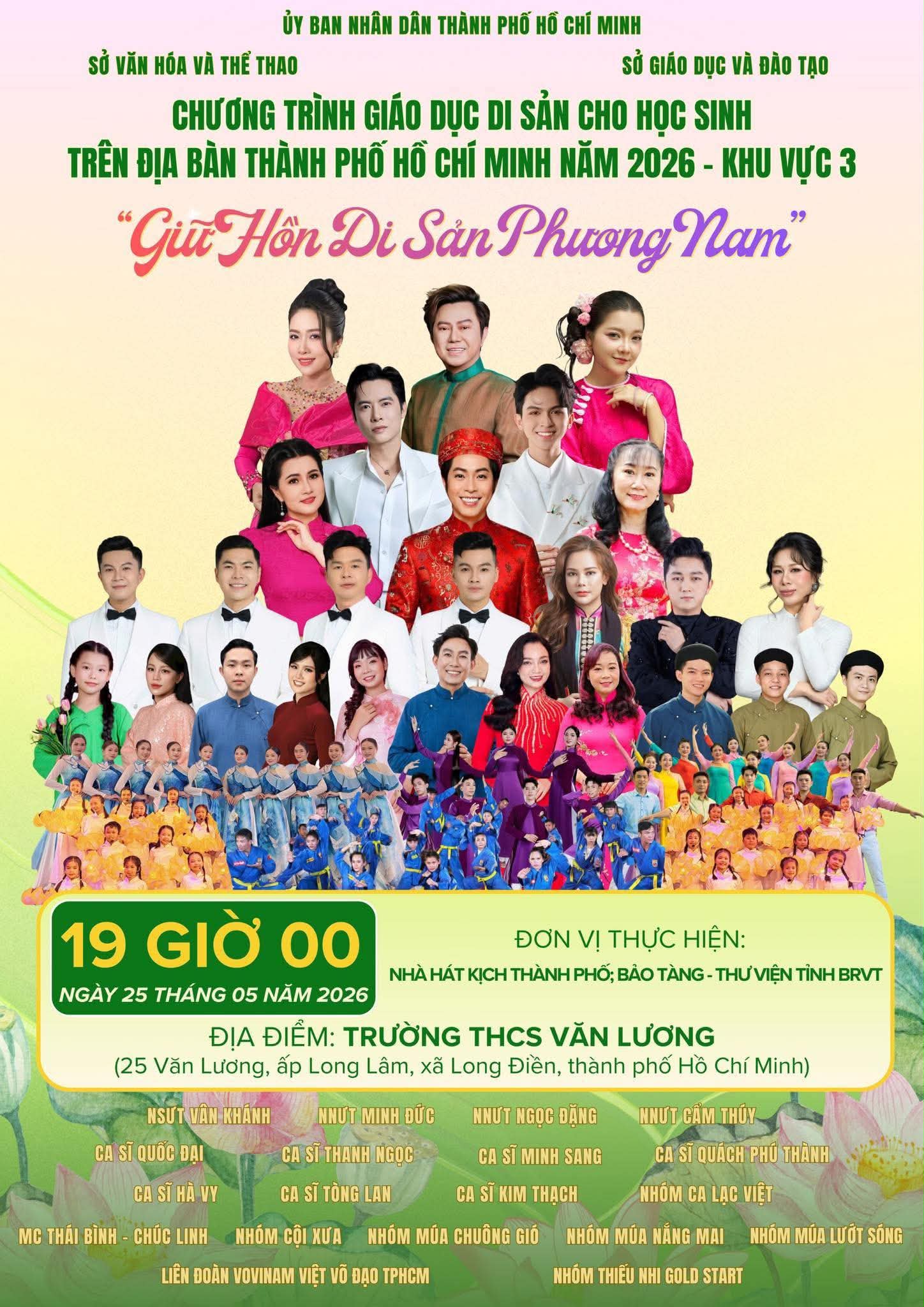 Quốc Đại, Vân Khánh, Thanh Ngọc hội ngộ trong đêm "Giữ hồn di sản phương Nam" - Ảnh 2.