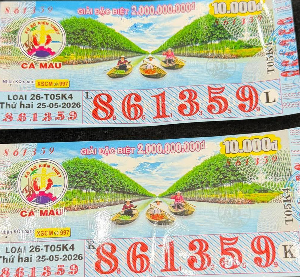 S&aacute;ng 26-5, lộ diện nơi tr&uacute;ng 3 giải độc đắc v&agrave; 3 giải an ủi xổ số miền Nam - Ảnh 4.