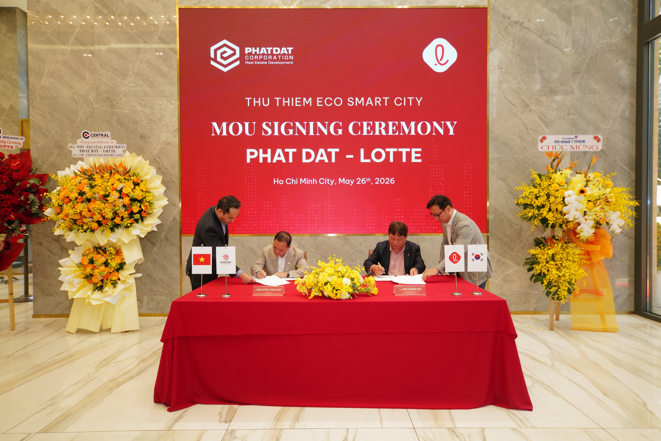 Ph&aacute;t Đạt v&agrave; Lotte hợp t&aacute;c dự &aacute;n Eco Smart City tại Thủ Thi&ecirc;m 2026 - Ảnh 1.