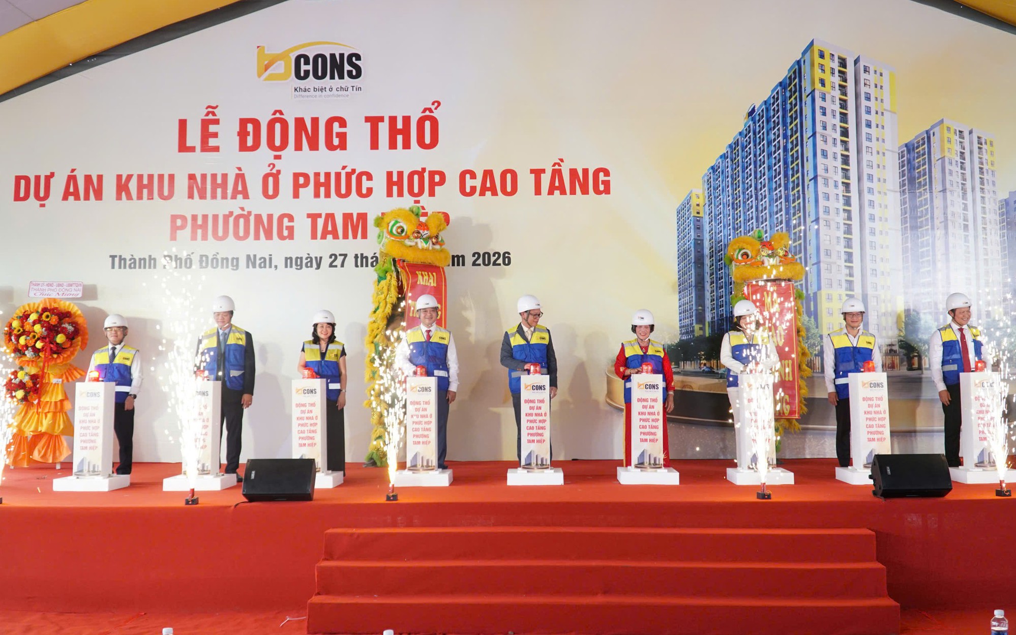 Động thổ dự án khu nhà ở phức hợp gần 4.500 tỉ đồng ở TP Đồng Nai