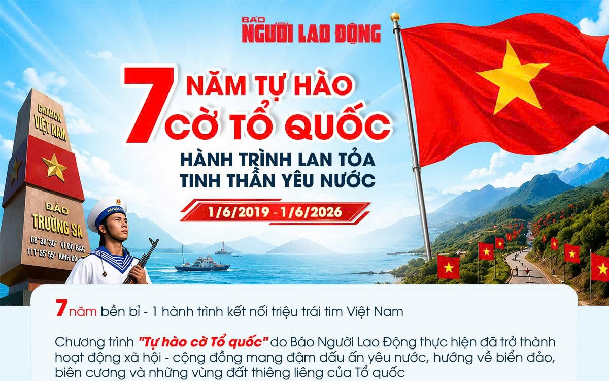 Tự hào cờ Tổ quốc: 7 năm bền bỉ – 1 hành trình kết nối triệu trái tim Việt Nam