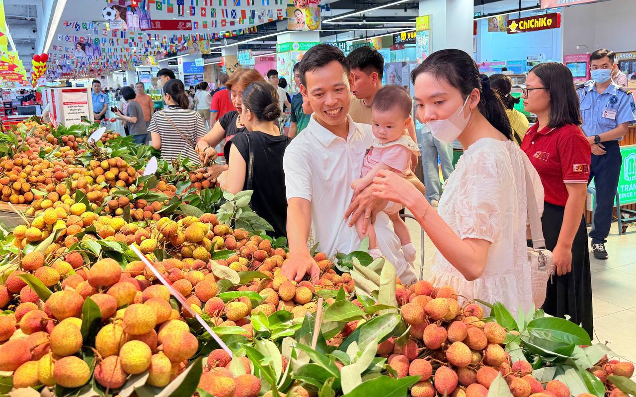 Một siêu thị "chốt đơn" vải thiều Bắc Ninh, muốn tăng gấp đôi sản lượng tiêu thụ