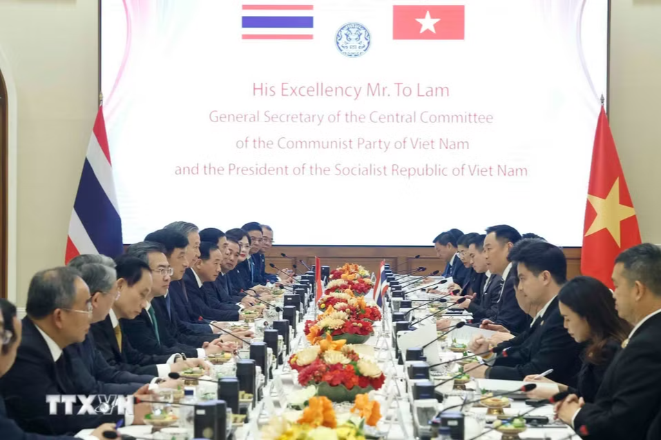Tổng Bí thư, Chủ tịch nước Tô Lâm hội đàm với Thủ tướng Thái Lan - Ảnh 5.