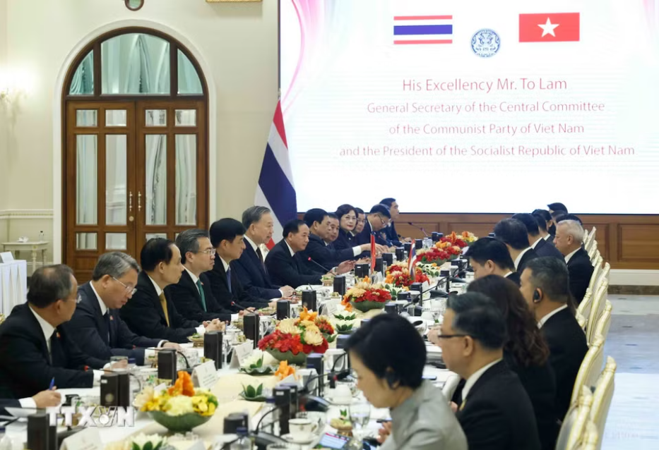 Tổng Bí thư, Chủ tịch nước Tô Lâm hội đàm với Thủ tướng Thái Lan - Ảnh 6.