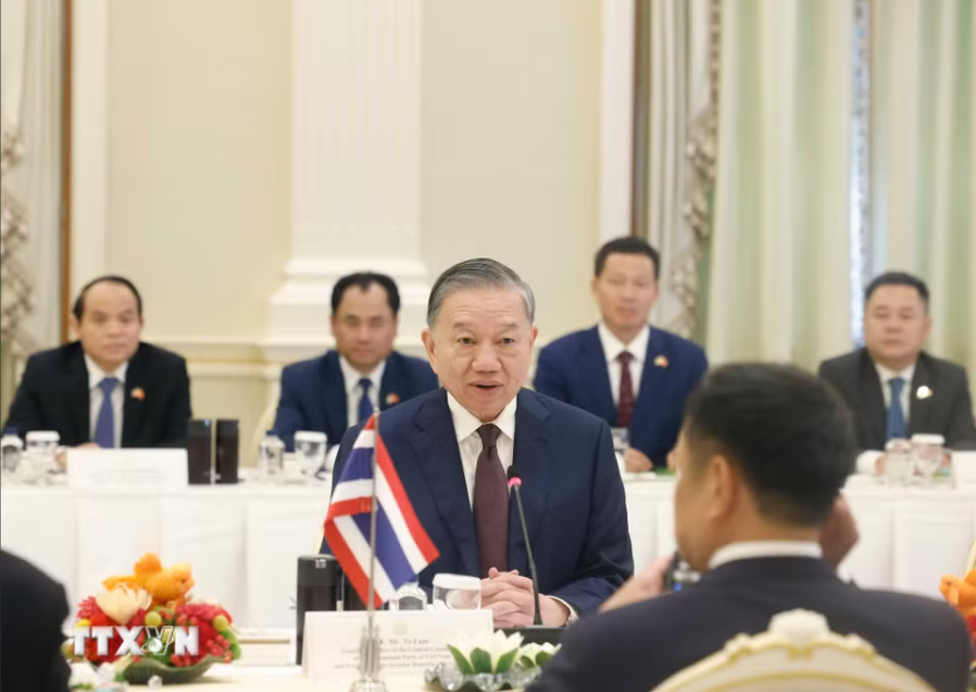 Tổng Bí thư, Chủ tịch nước Tô Lâm hội đàm với Thủ tướng Thái Lan - Ảnh 7.