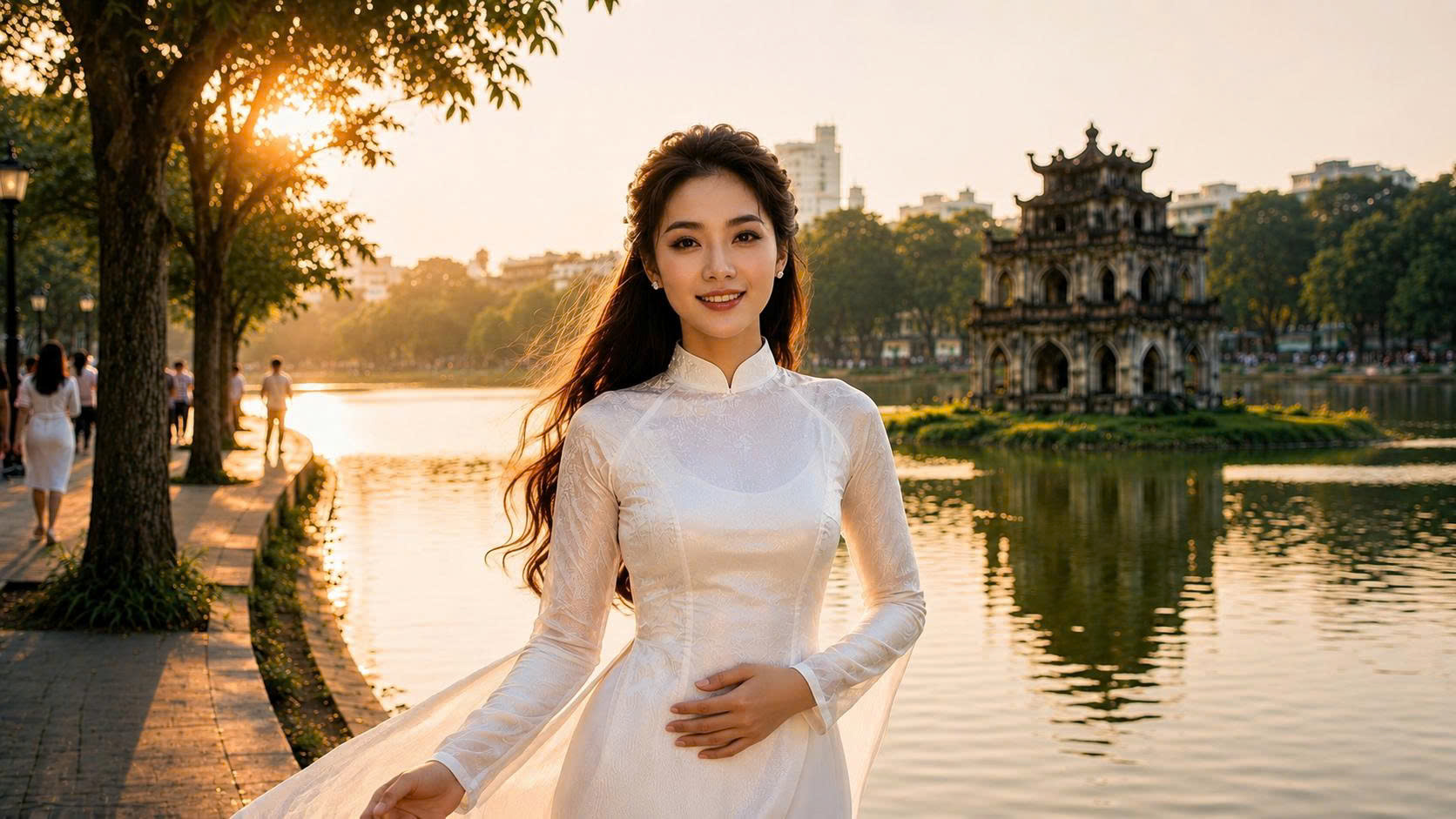 Dùng AI để đưa hình ảnh áo dài Việt Nam đến gần giới trẻ - Ảnh 6.