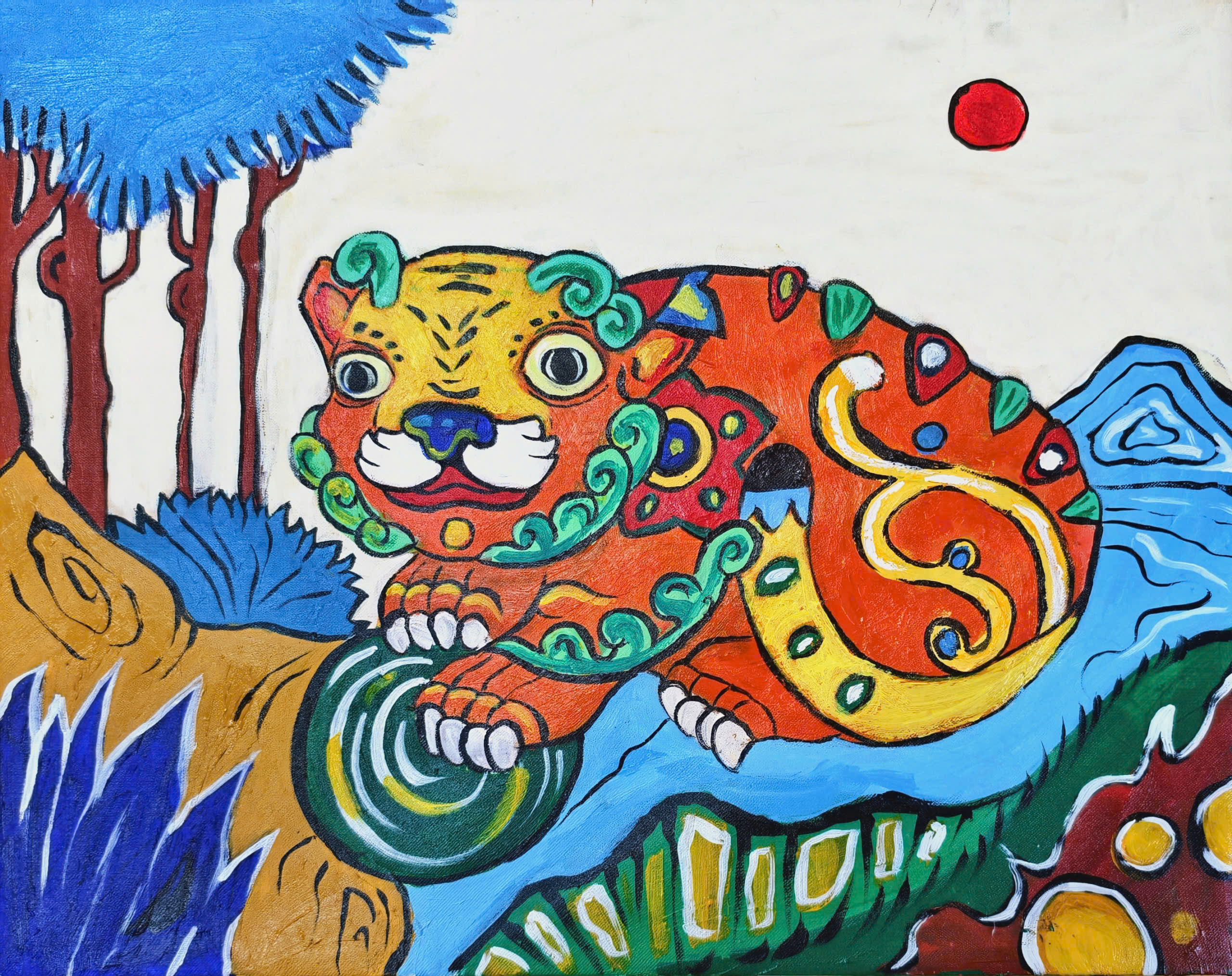 Triển l&atilde;m Mỹ thuật thiếu nhi "M&agrave;u y&ecirc;u thương 03" - Ảnh 10.