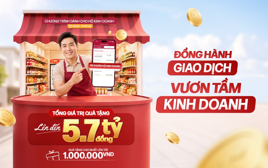 Đồng hành giao dịch, vươn tầm kinh doanh cùng Agribank