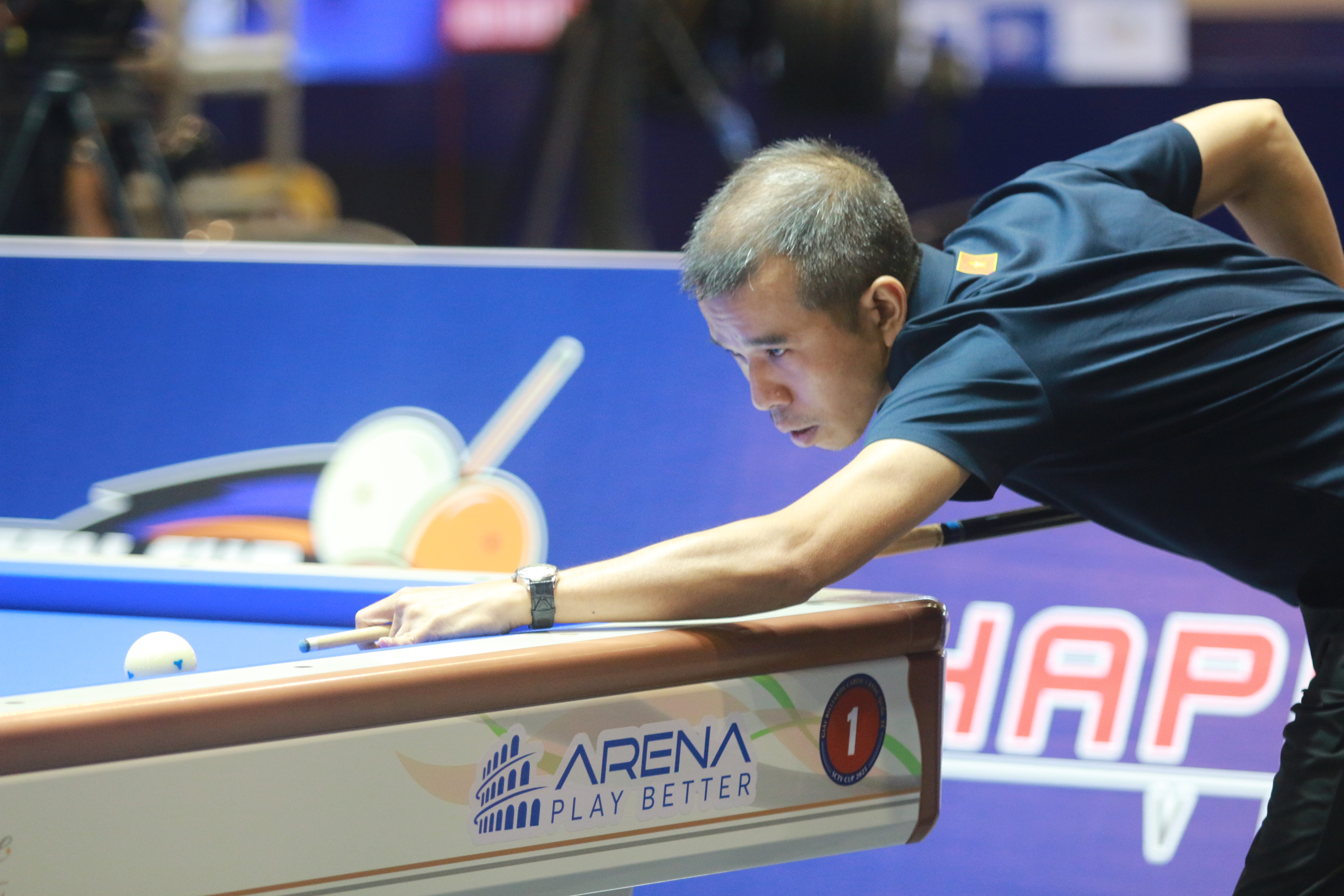 Dàn sao cơ thủ billiards carom đua tài tại Việt Nam - Ảnh 1.