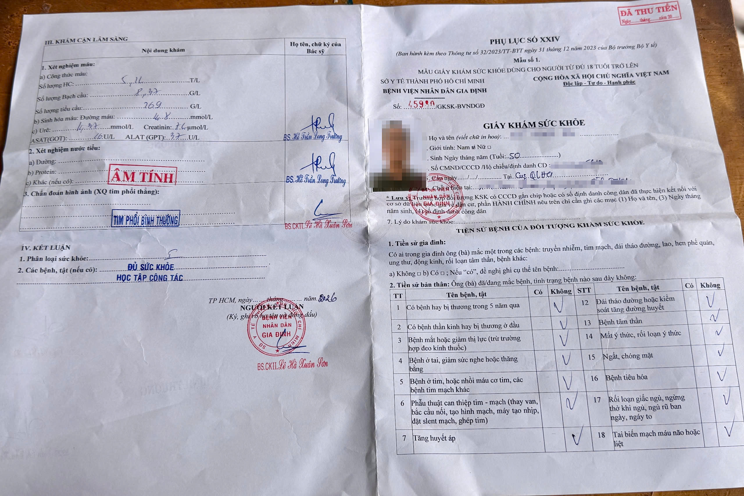 Công khai mua bán giấy khám sức khỏe trên mạng - Ảnh 1.