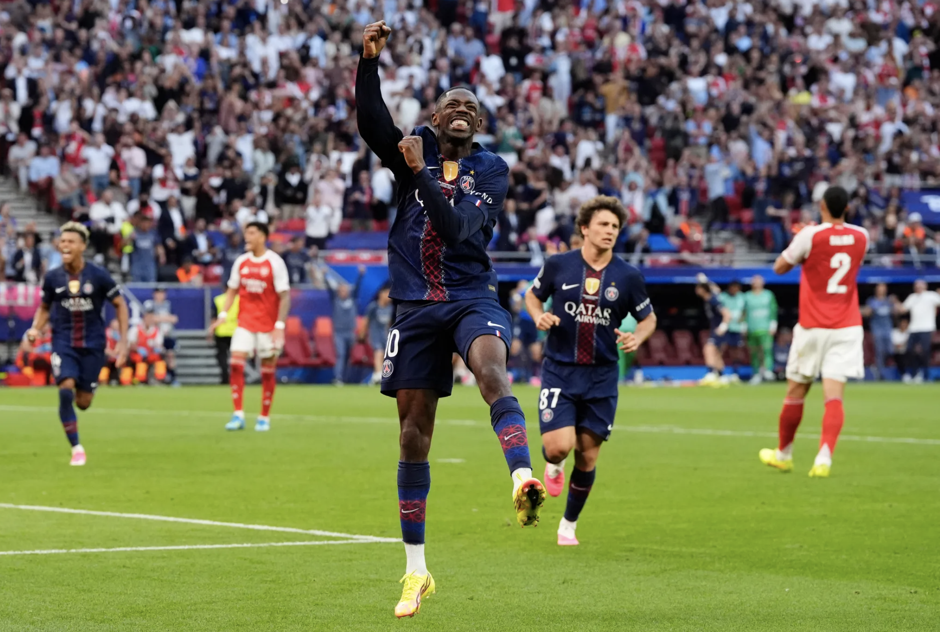 "Ph&aacute;o" Arsenal tịt ng&ograve;i, PSG bảo vệ ng&ocirc;i vương Champions League - Ảnh 4.