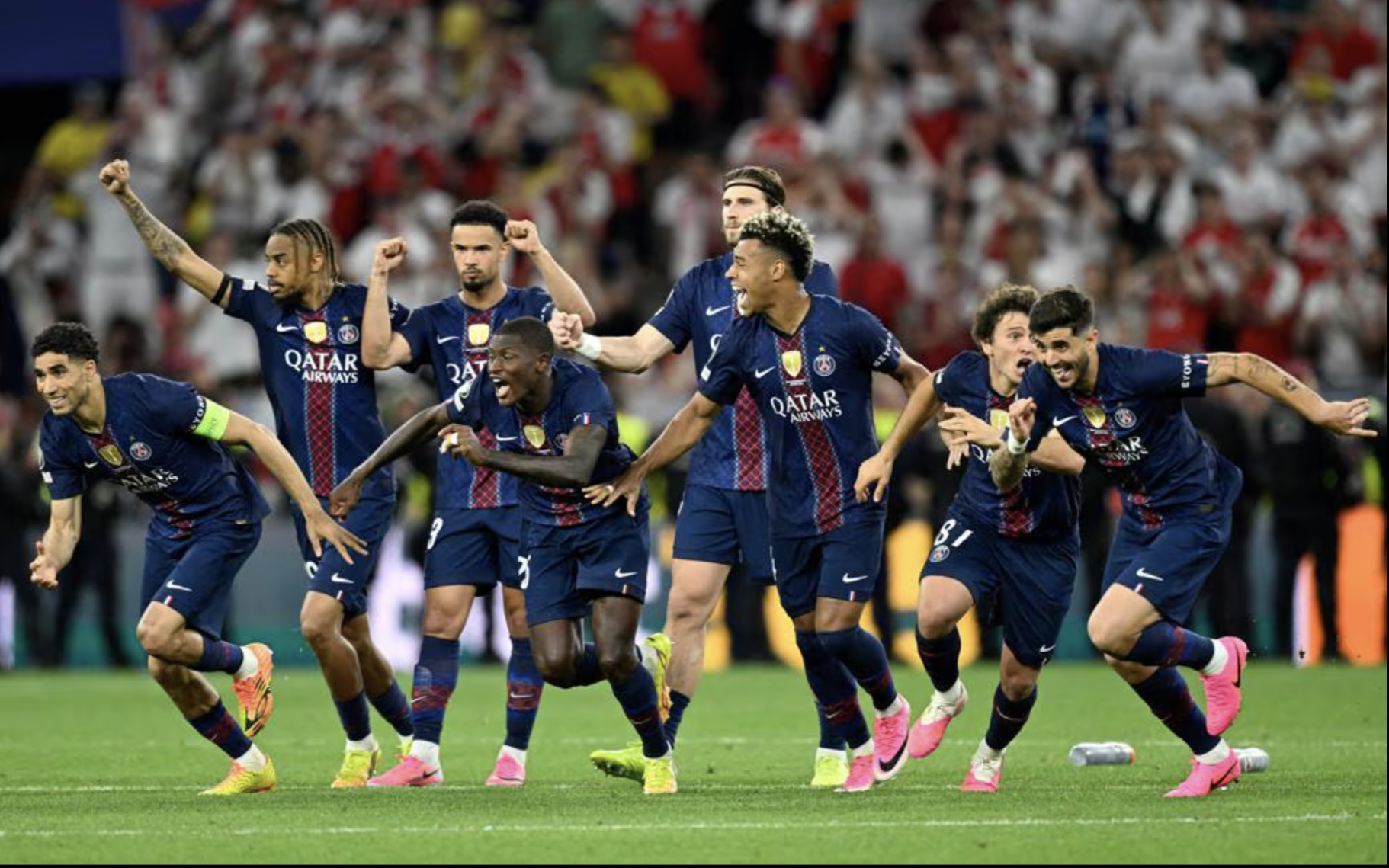 Arsenal sút hỏng 2 lượt 11 m, PSG bảo vệ ngôi vương Champions League