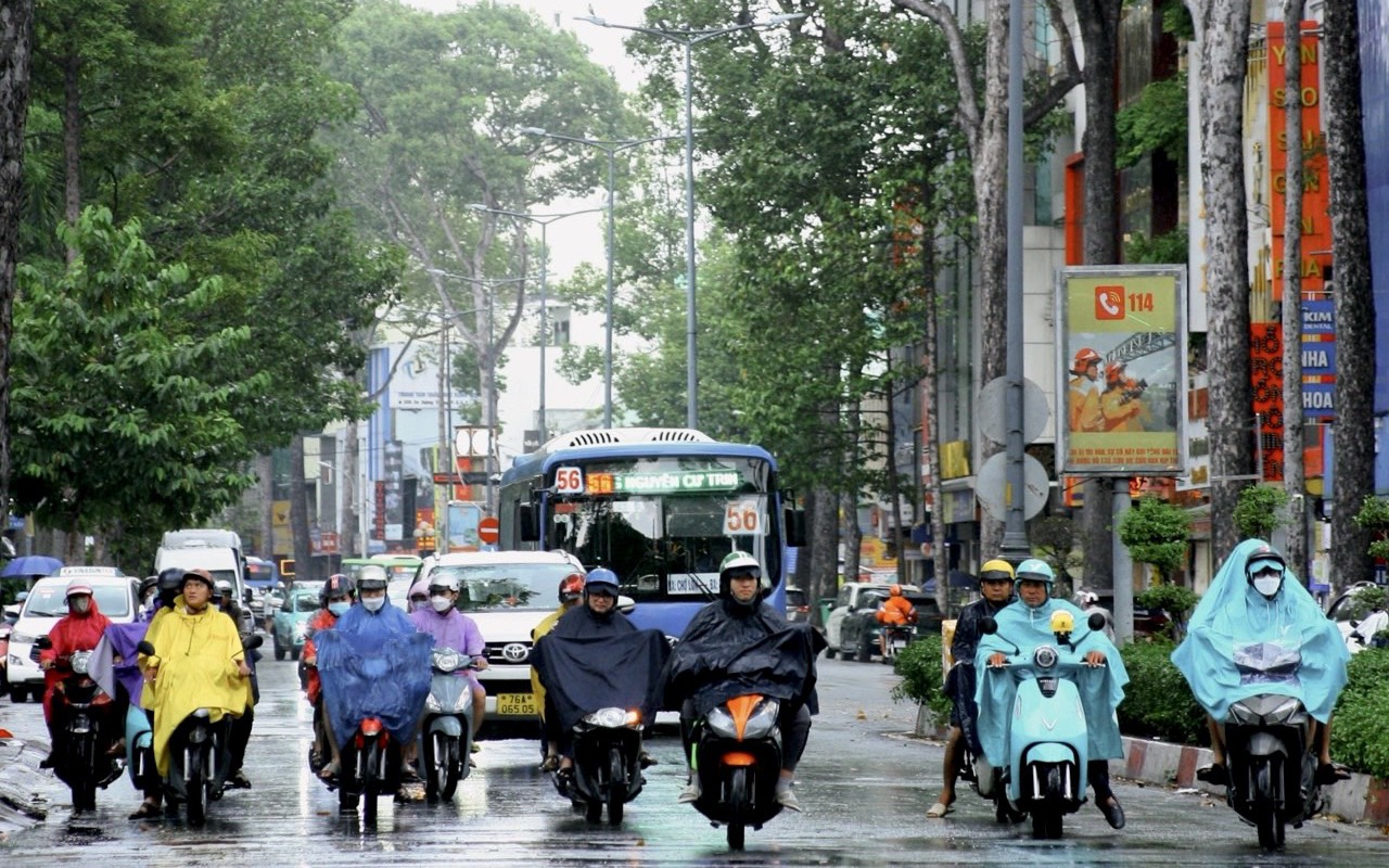 Hôm nay, TPHCM và Nam Bộ có thể mưa suốt ngày