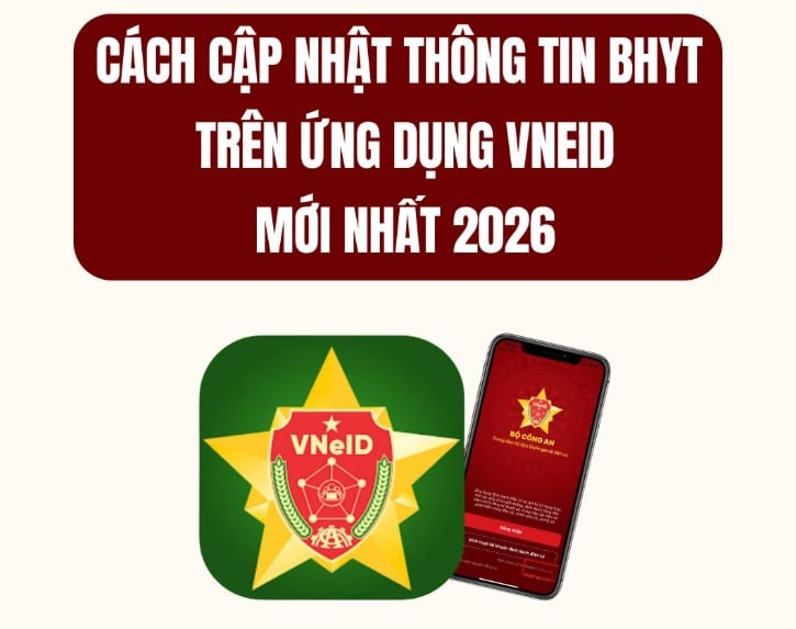 Cách cập nhật thông tin thẻ BHYT trên ứng dụng VNeID mới nhất 2026 - Ảnh 1.