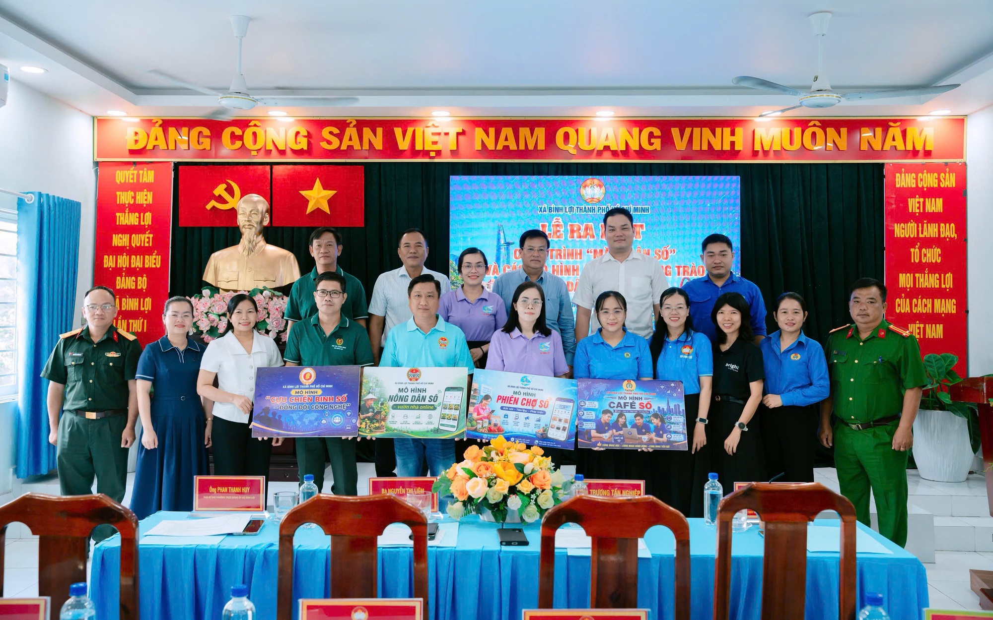 TPHCM: Xã Bình Lợi ra mắt công trình "Mặt trận số"