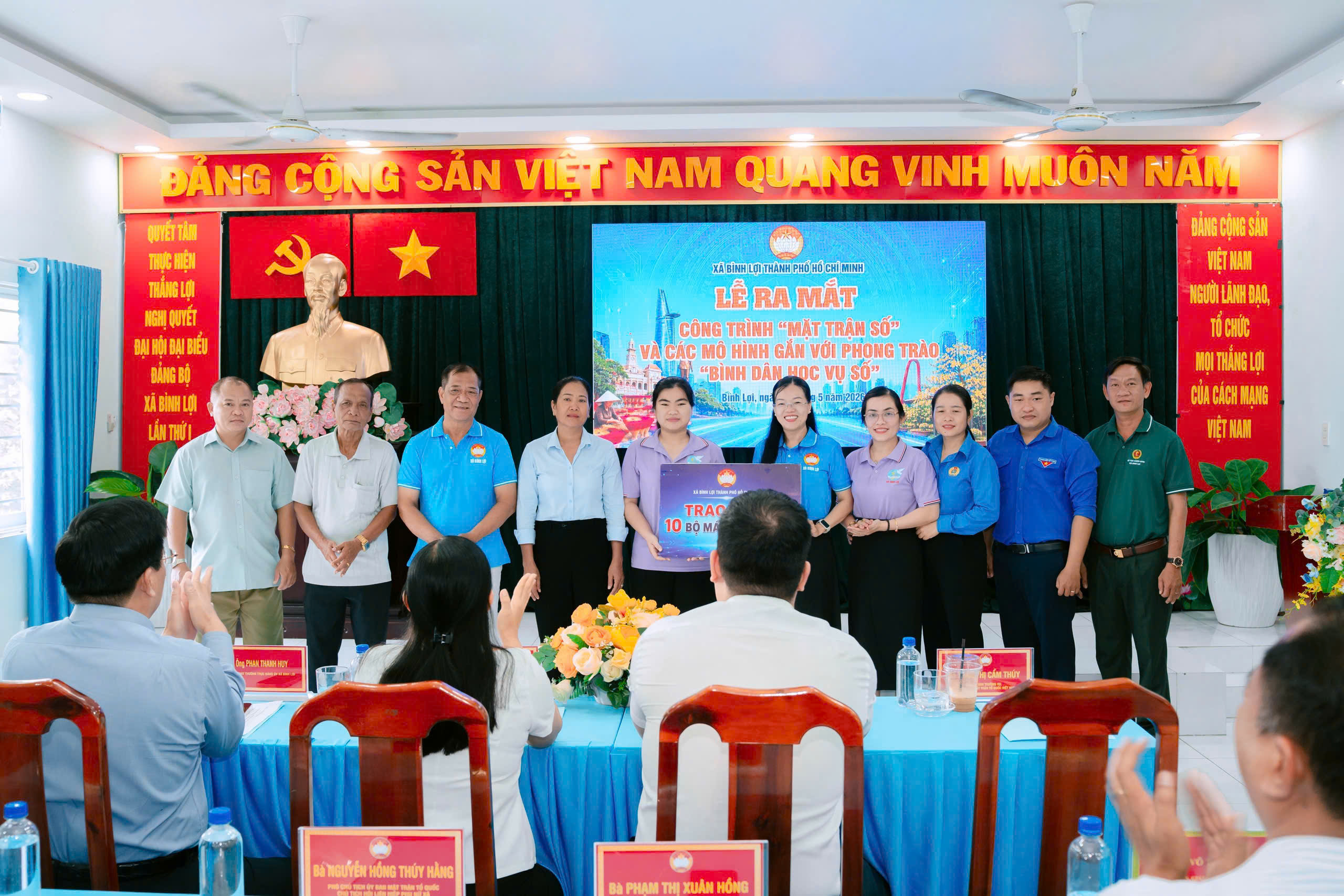 TPHCM: X&atilde; B&igrave;nh Lợi ra mắt c&ocirc;ng tr&igrave;nh "Mặt trận số" - Ảnh 8.