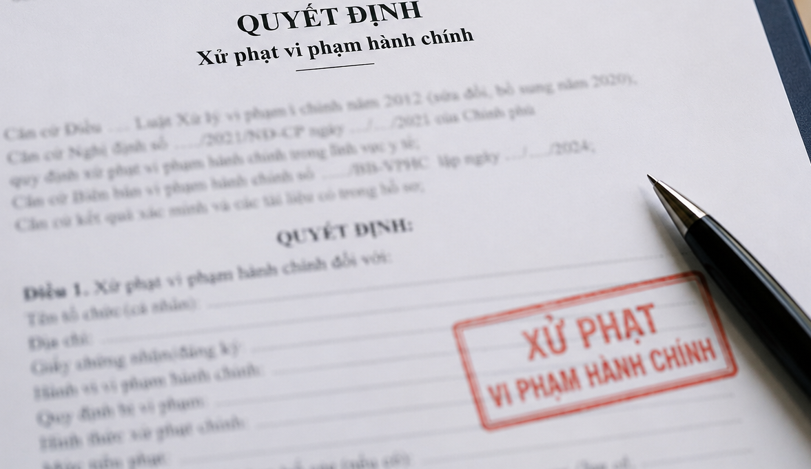 Loạt phòng khám bị xử phạt hơn 200 triệu đồng