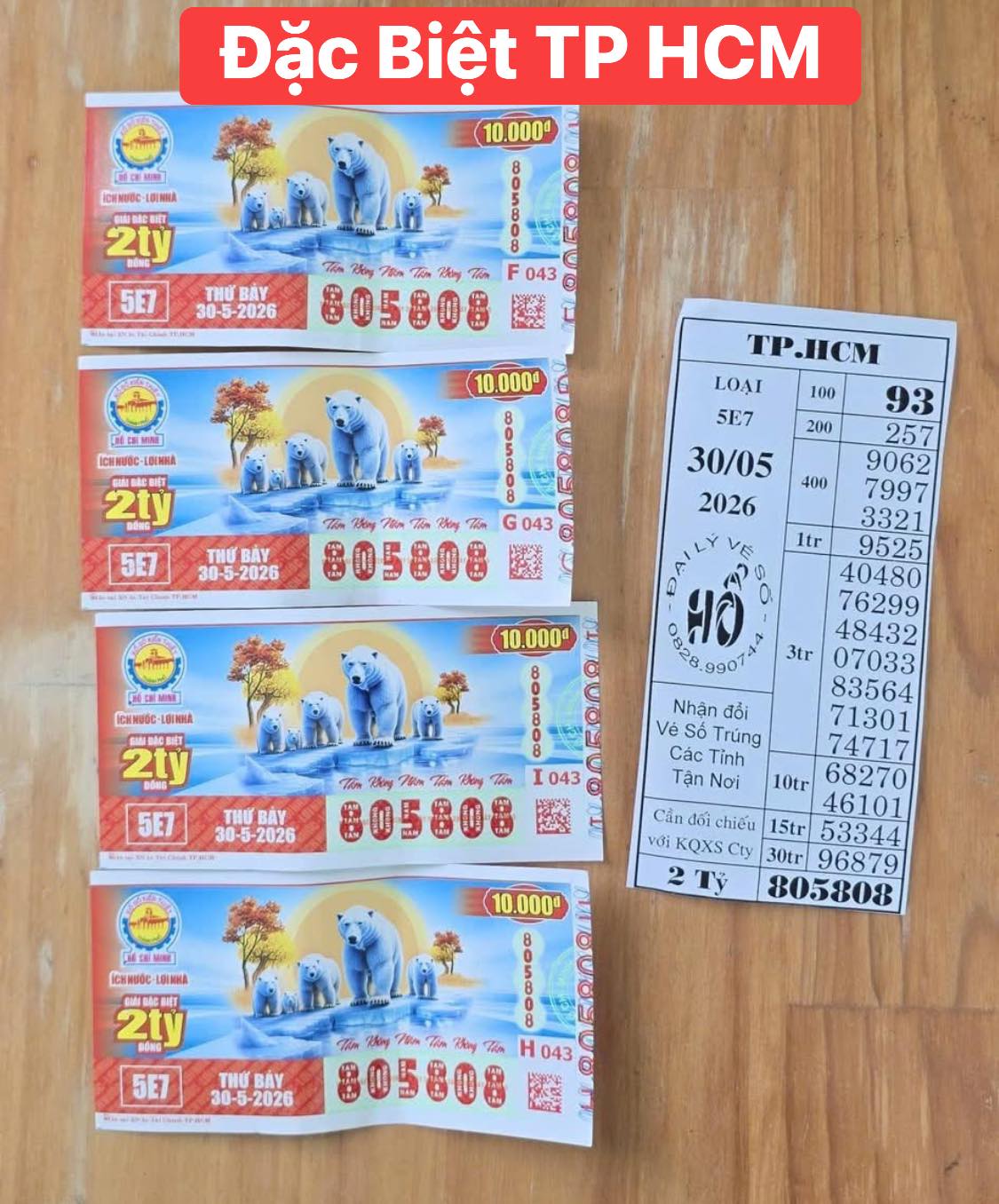 Nhiều người tr&uacute;ng 1 giải độc đắc v&agrave; 2 giải an ủi xổ số miền Nam - Ảnh 1.