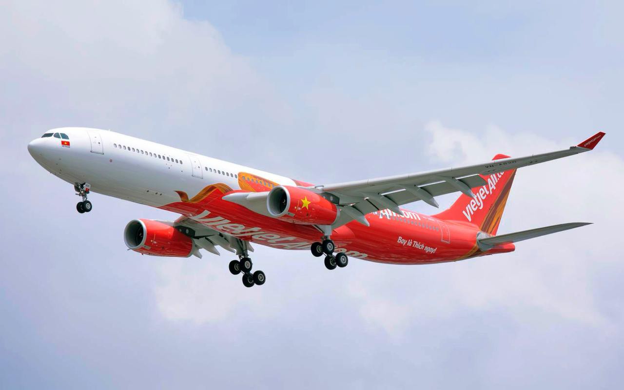 Vietjet khuyến mại hàng triệu vé đến 100% trong 3 ngày vàng