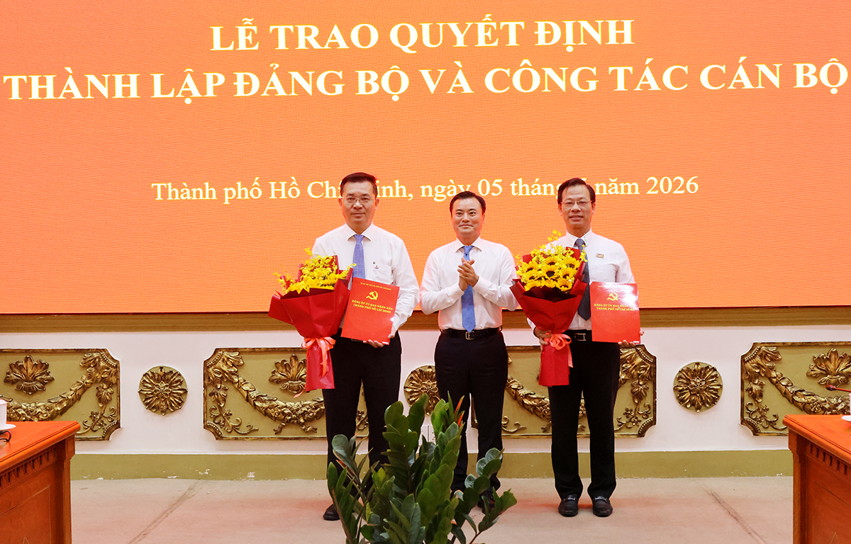 Đảng ủy UBND TPHCM công bố các quyết định quan trọng - Ảnh 1.