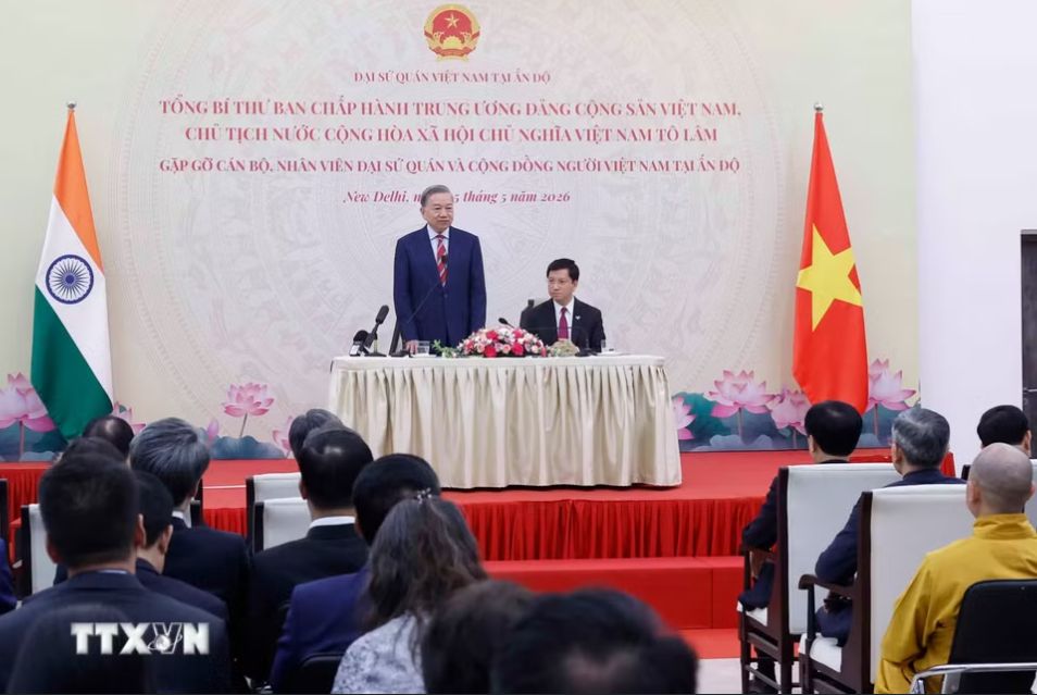 Tổng Bí thư, Chủ tịch nước Tô Lâm: Mỗi người Việt Nam tại Ấn Độ là một "đại sứ nhân dân" - Ảnh 3.