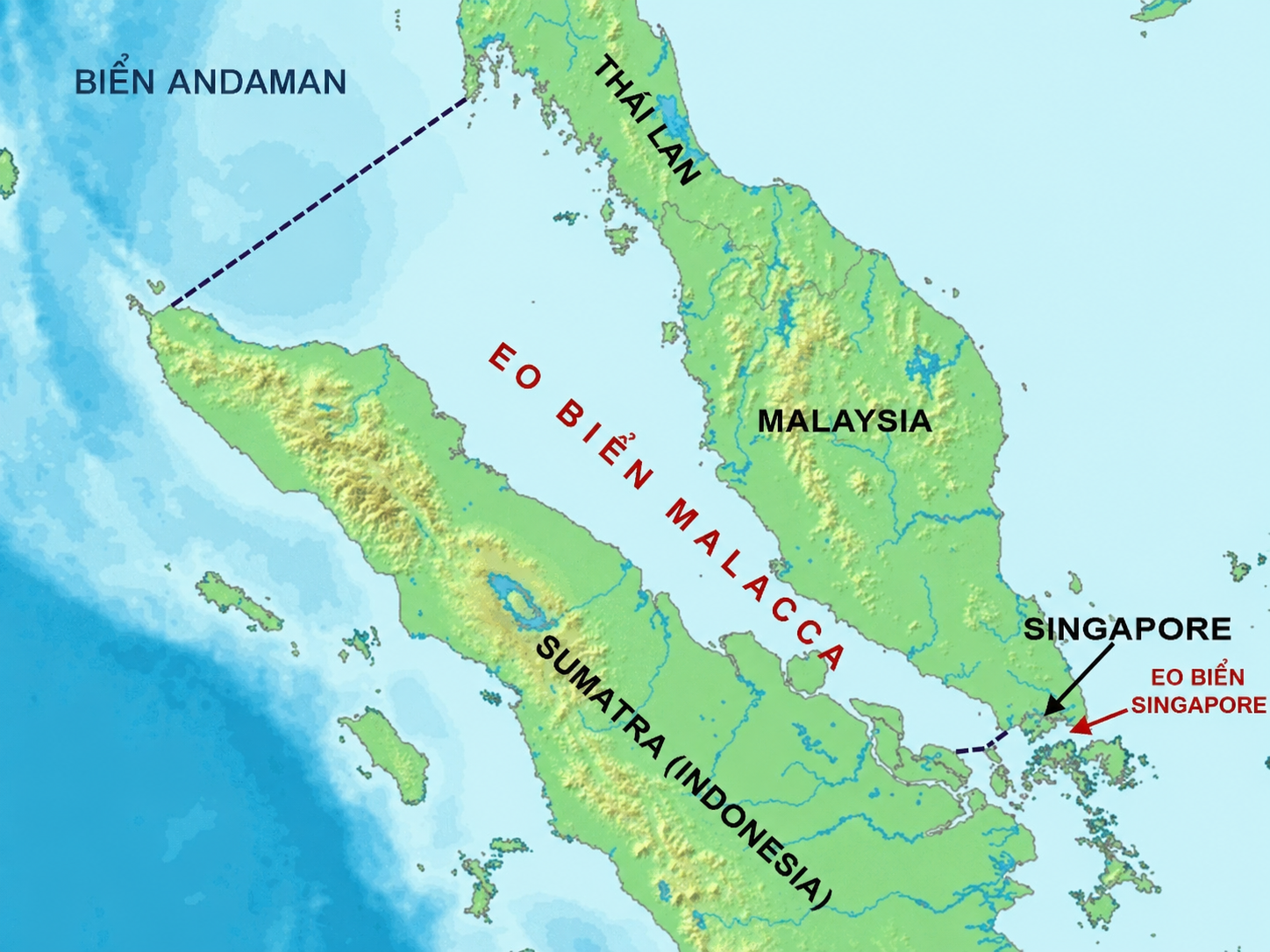 Eo biển chiến lược đối mặt s&oacute;ng gi&oacute; (*): Malacca - "n&uacute;t thắt cổ chai" tr&ecirc;n b&agrave;n cờ thế giới - Ảnh 1.