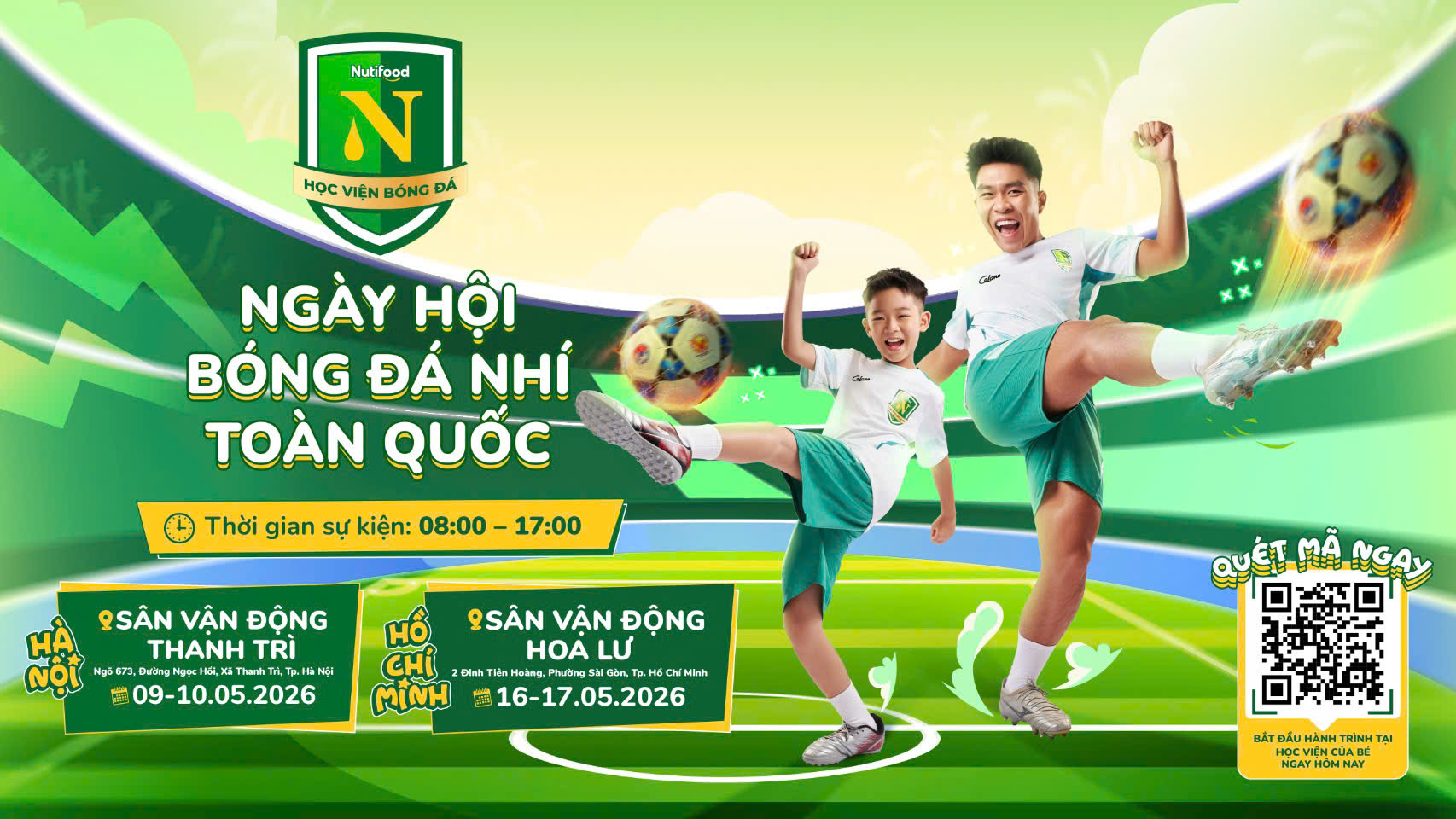 Ng&agrave;y hội b&oacute;ng đ&aacute; nh&iacute; Nutifood 2026: Chắp c&aacute;nh giấc mơ s&acirc;n cỏ - Ảnh 3.