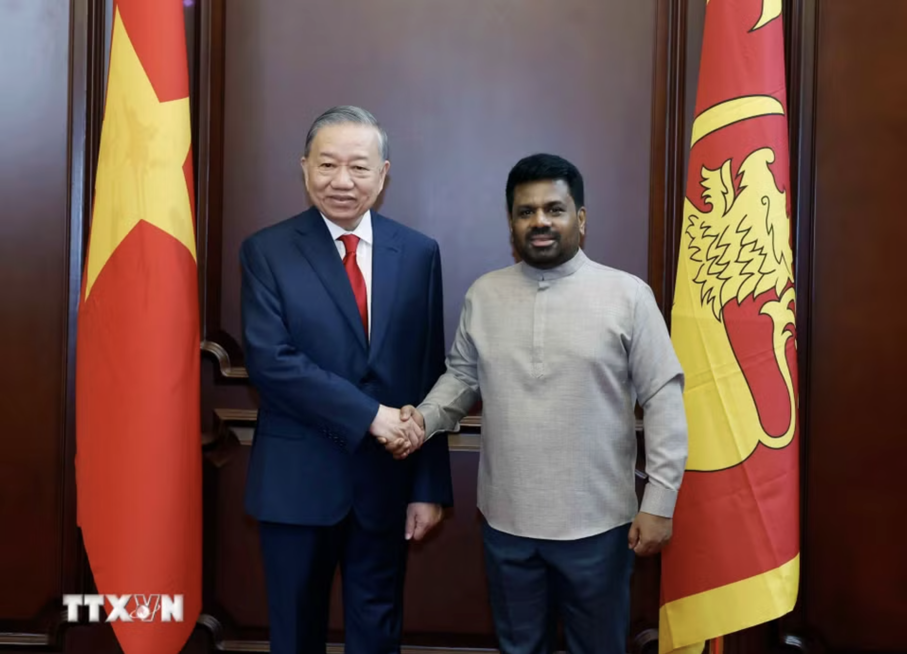 Tổng thống Sri Lanka chủ trì lễ đón trọng thể Tổng Bí thư, Chủ tịch nước Tô Lâm - Ảnh 6.