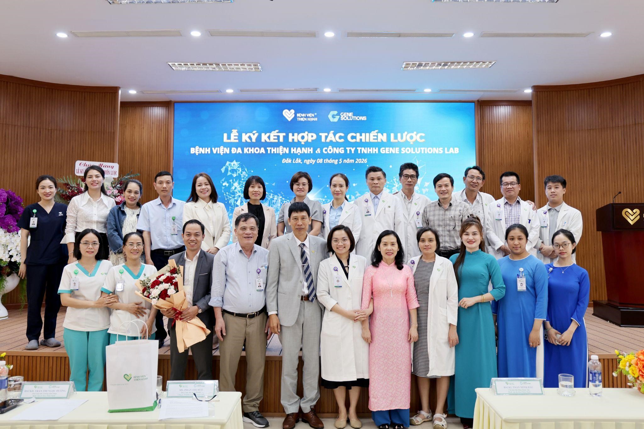 Bệnh viện Thiện Hạnh hợp tác Gene Solutions, đẩy mạnh xét nghiệm công nghệ cao - Ảnh 2.