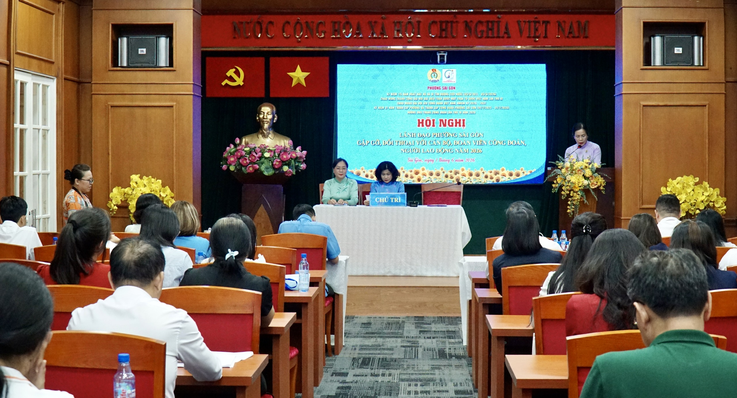 Phường S&agrave;i G&ograve;n, TPHCM: Đối thoại để thấu hiểu, đồng h&agrave;nh c&ugrave;ng người lao động - Ảnh 1.