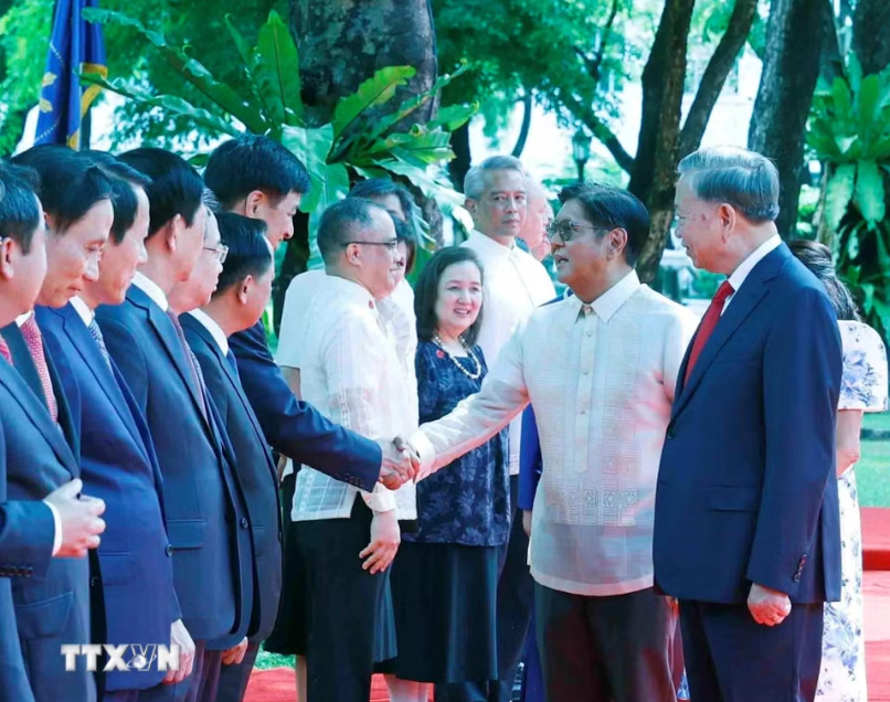 21 loạt đại bác chào mừng Tổng Bí thư, Chủ tịch nước Tô Lâm thăm cấp Nhà nước Philippines - Ảnh 10.