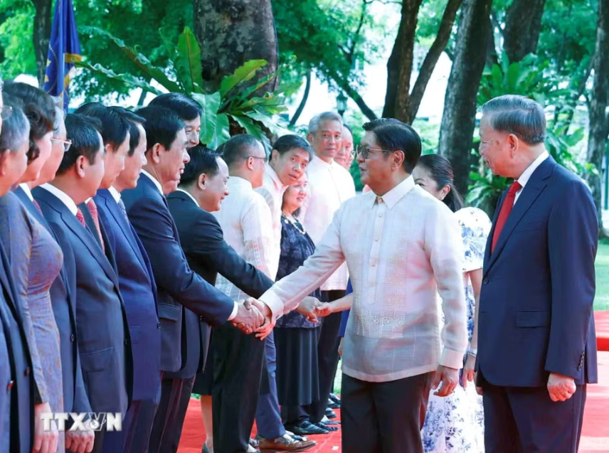 21 loạt đại bác chào mừng Tổng Bí thư, Chủ tịch nước Tô Lâm thăm cấp Nhà nước Philippines - Ảnh 11.