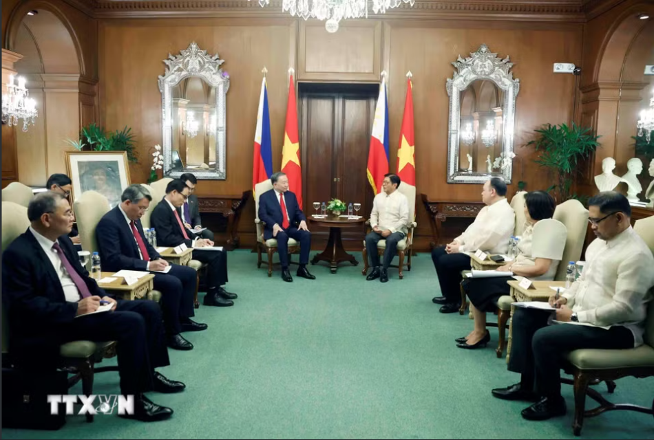 21 loạt đại bác chào mừng Tổng Bí thư, Chủ tịch nước Tô Lâm thăm cấp Nhà nước Philippines - Ảnh 16.
